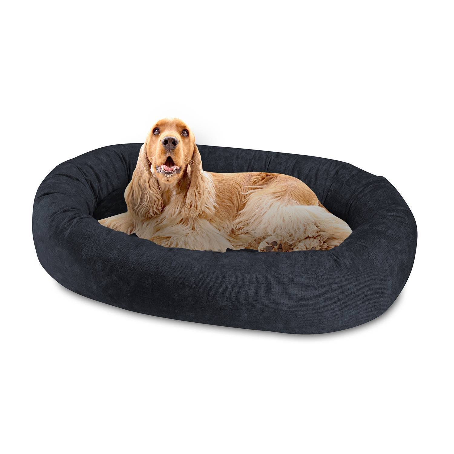 Canine Creations Arlee Orbit Oval Round Pet Dog Bed - 9QFINW_GWHI