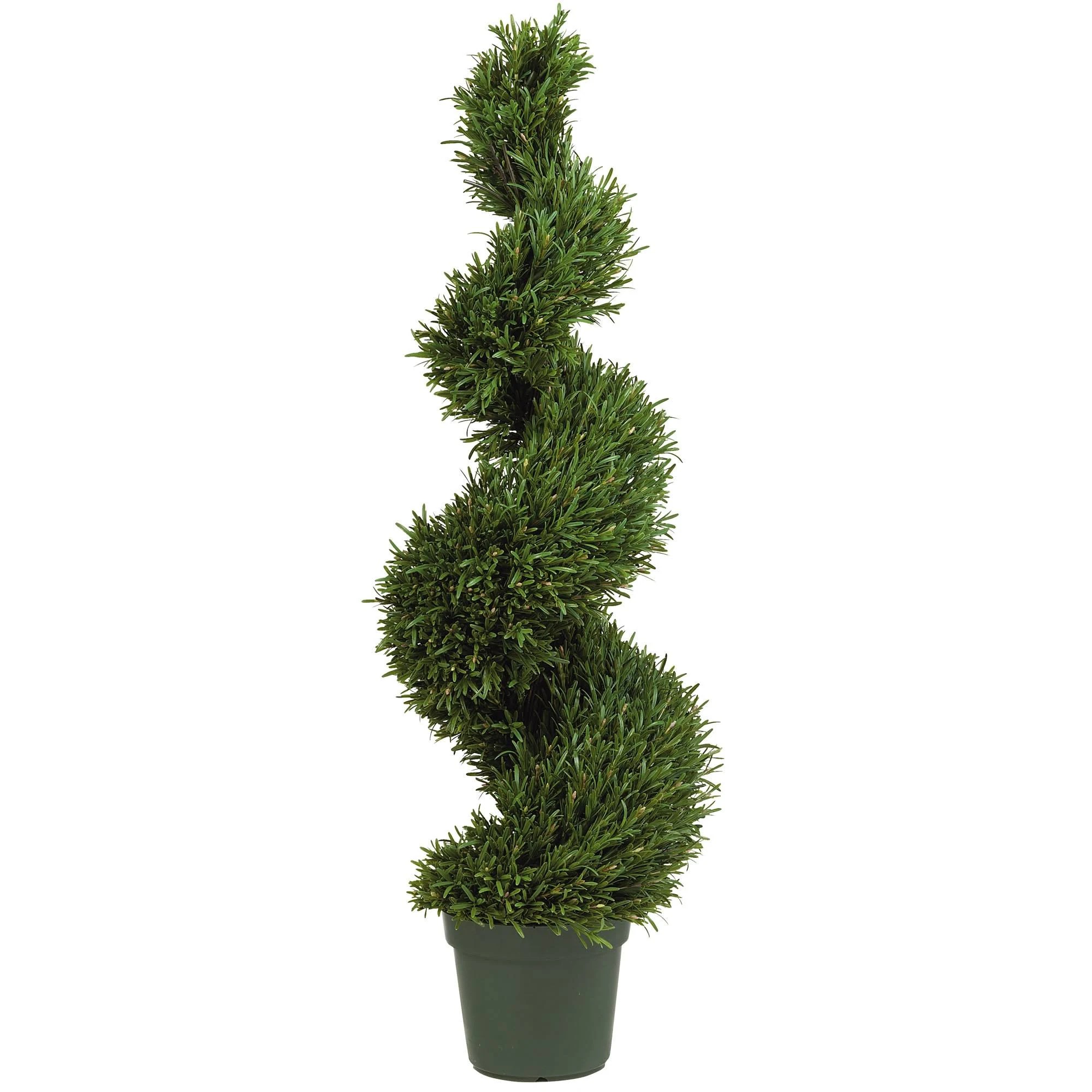 Nearly Natural 4' Rosemary Spiral Silk Tree (Indoor/Outdoor) WU209K_OMUJ