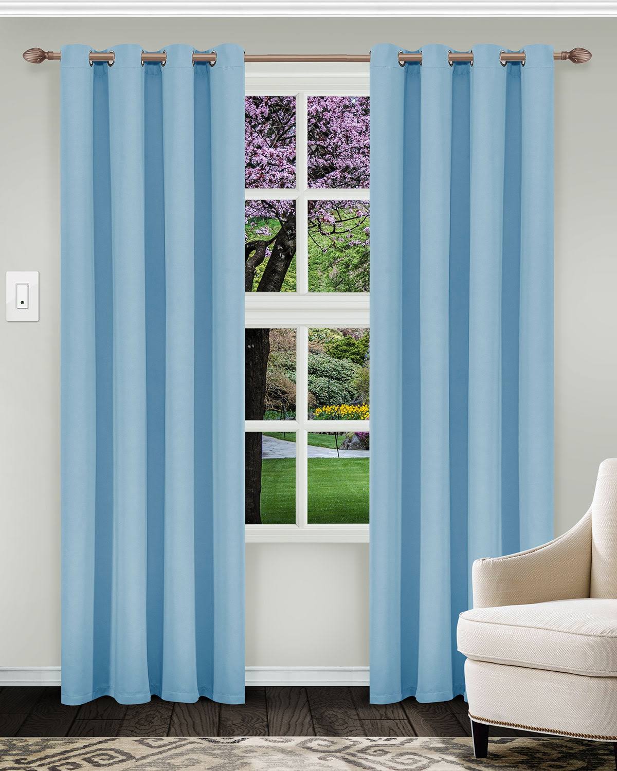 Superior Classic Solid Blackout 2 Panel Curtains Light FXV2W1_L9HD Superior Classic Solid Blackout 2 Panel Curtains Light FXV2W1_L9HD