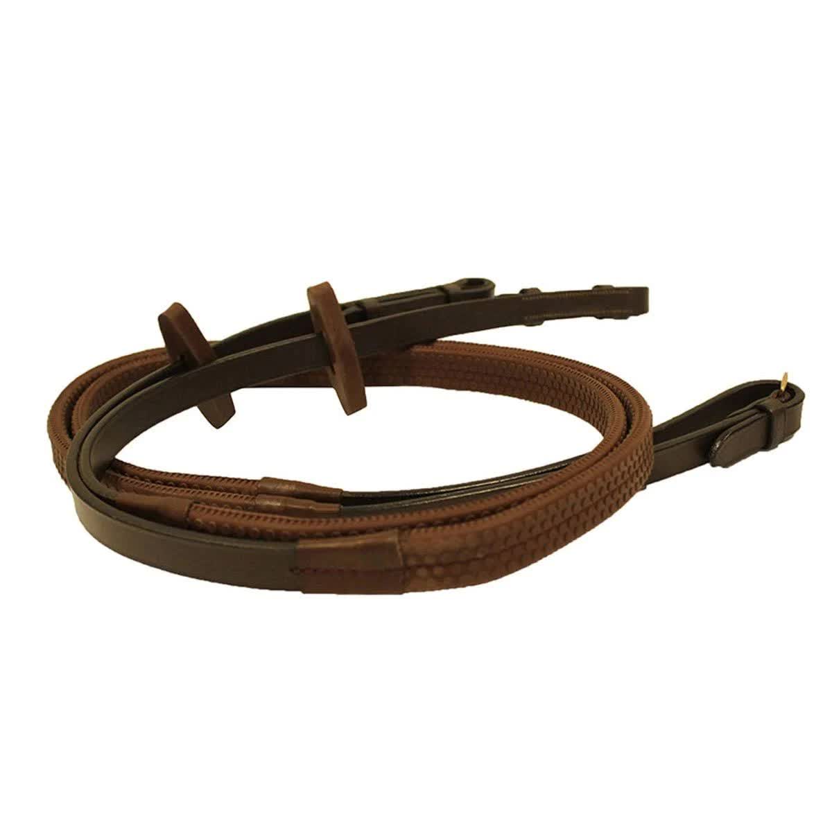 Rambo Micklem Rubber Reins Horse G4CVWG_IXE0