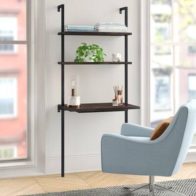 Mederos Leaning/Ladder Desk Wade Logan Color: Nutmeg/WK4J16_YJ2I