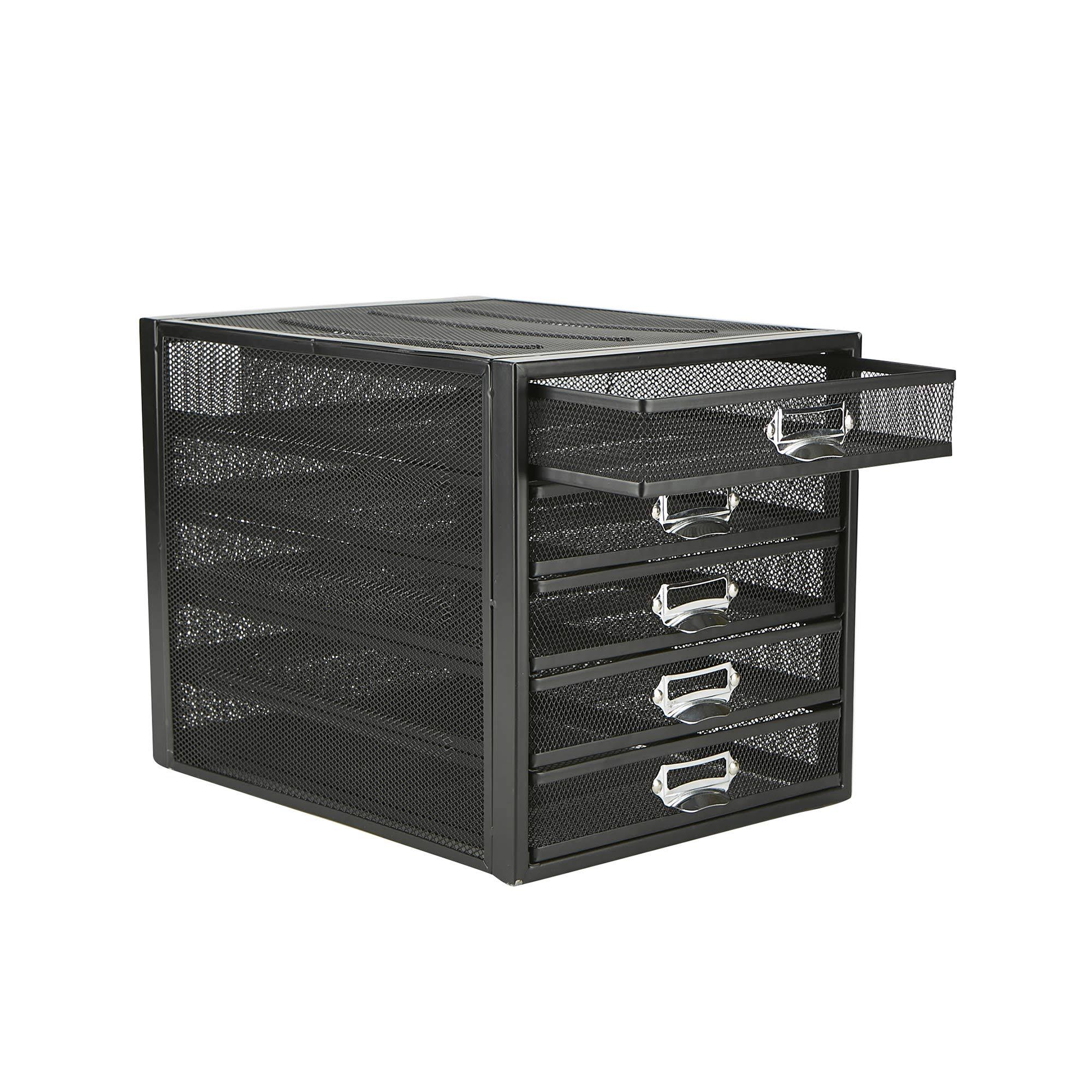 Mind Reader 5 Drawer Storage Cabinet, Heavy Duty Multi - 1WAIMP_CYGS Mind Reader 5 Drawer Storage Cabinet, Heavy Duty Multi - 1WAIMP_CYGS