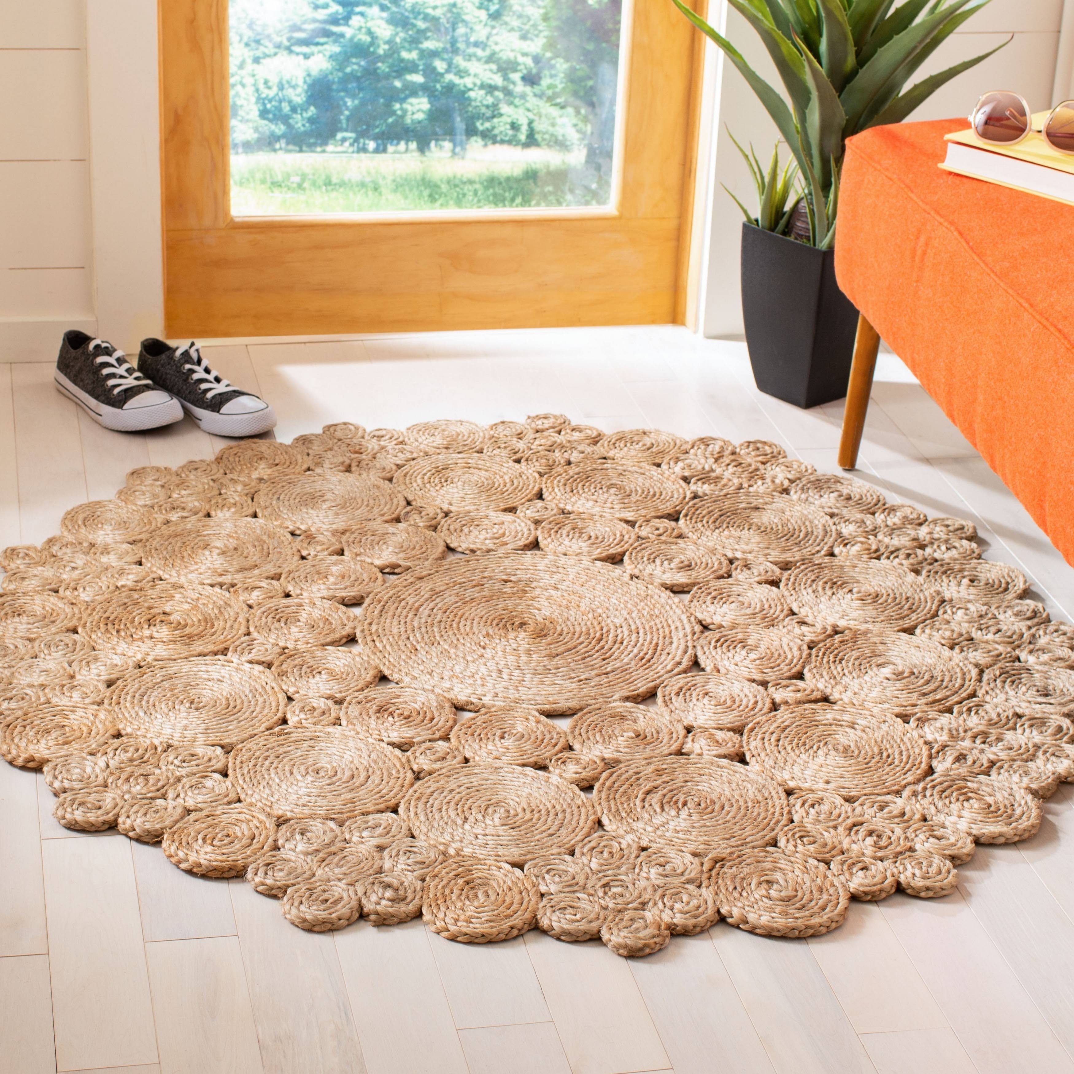 Safavieh Handmade Natural Fiber Meleri Casual Jute Rug - 9' x 9' RSQZUP_1ZMV Safavieh Handmade Natural Fiber Meleri Casual Jute Rug - 9' x 9' RSQZUP_1ZMV