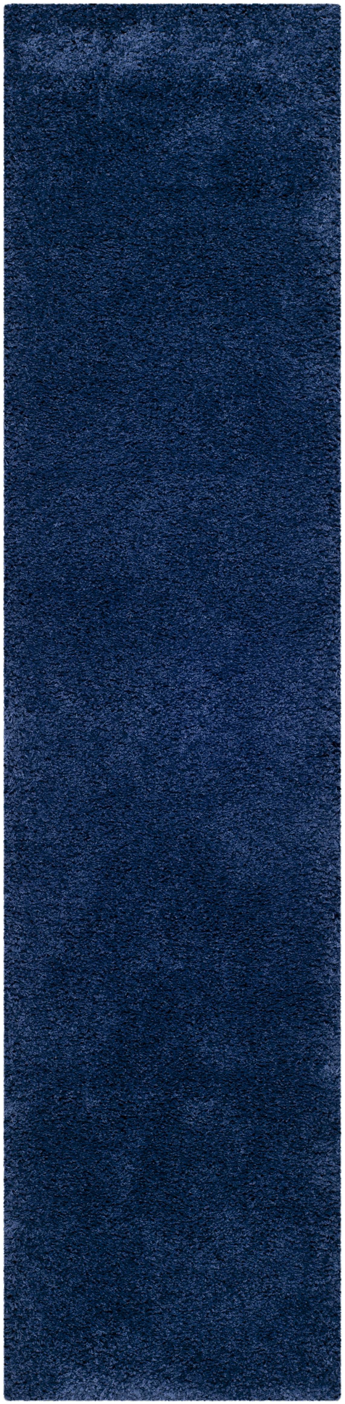 Safavieh Milan Shag Navy Area Rug; Runner 2' x 6' KRMPV3_FK08