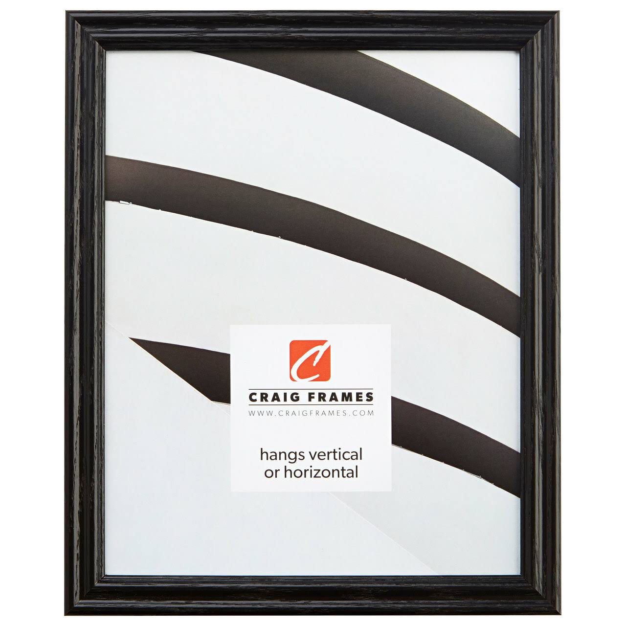 Craig Frames Wiltshire 200, Traditional Black Hardwood Picture Frame, 9 x 24 FTSFNL_PP6L Craig Frames Wiltshire 200, Traditional Black Hardwood Picture Frame, 9 x 24 FTSFNL_PP6L