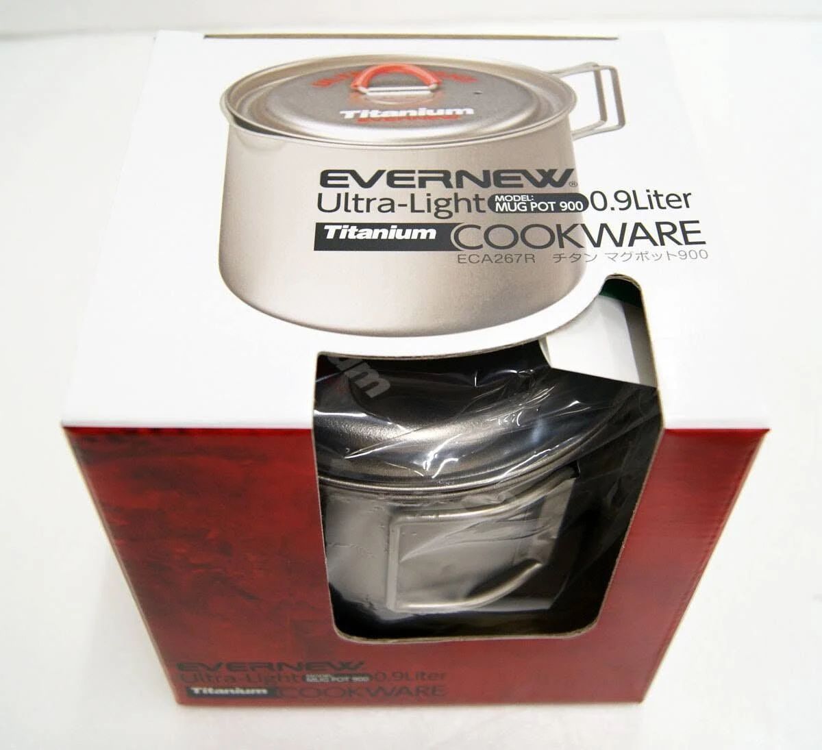 *Ebanyu (EVERNEW) Titanium Mug Pot 900 Red RXFXKP_O6JB *Ebanyu (EVERNEW) Titanium Mug Pot 900 Red RXFXKP_O6JB