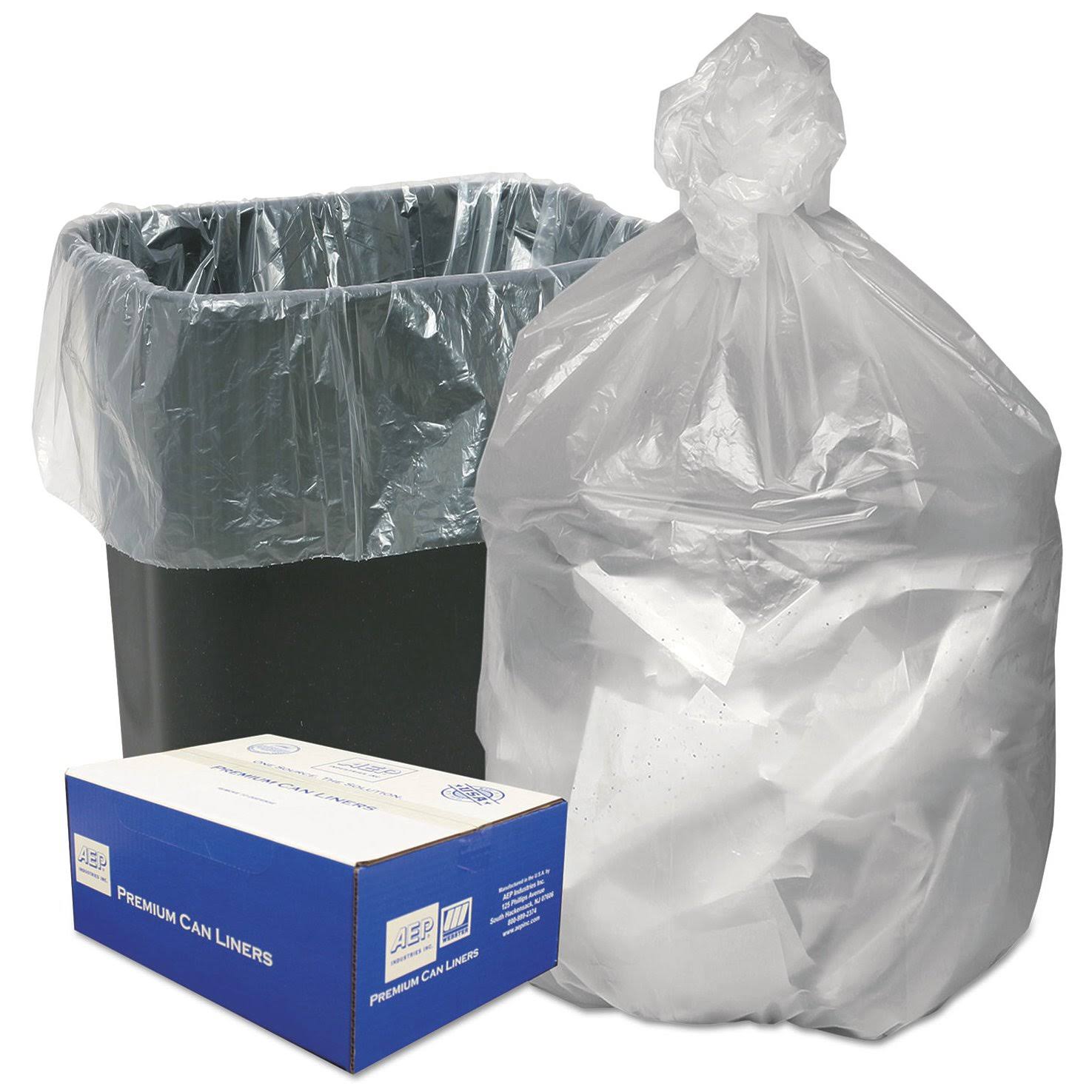 Ultra Plus High Density Can Liners 16gal 8 Microns 24 x 33 Natural 1000/OGCHZS_NH8E Ultra Plus High Density Can Liners 16gal 8 Microns 24 x 33 Natural 1000/OGCHZS_NH8E