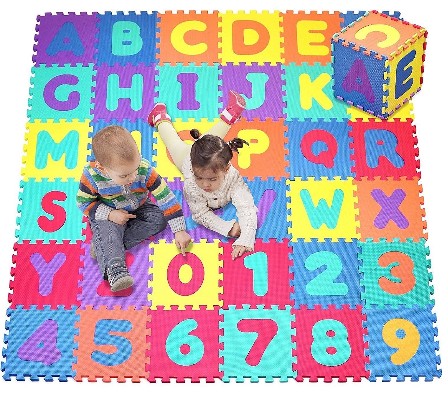Click N' Play Foam Alphabet and Numbers Puzzle Play Mat, 36 XFJDTQ_HCFS Click N' Play Foam Alphabet and Numbers Puzzle Play Mat, 36 XFJDTQ_HCFS