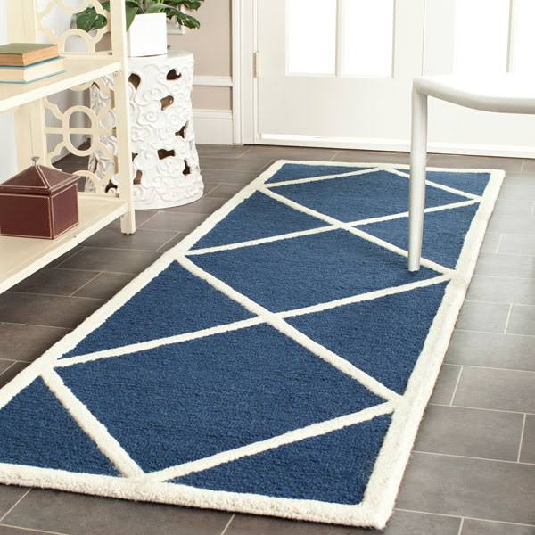 Safavieh Cambridge Navy Ivory 2'-OLGR1P_R70I