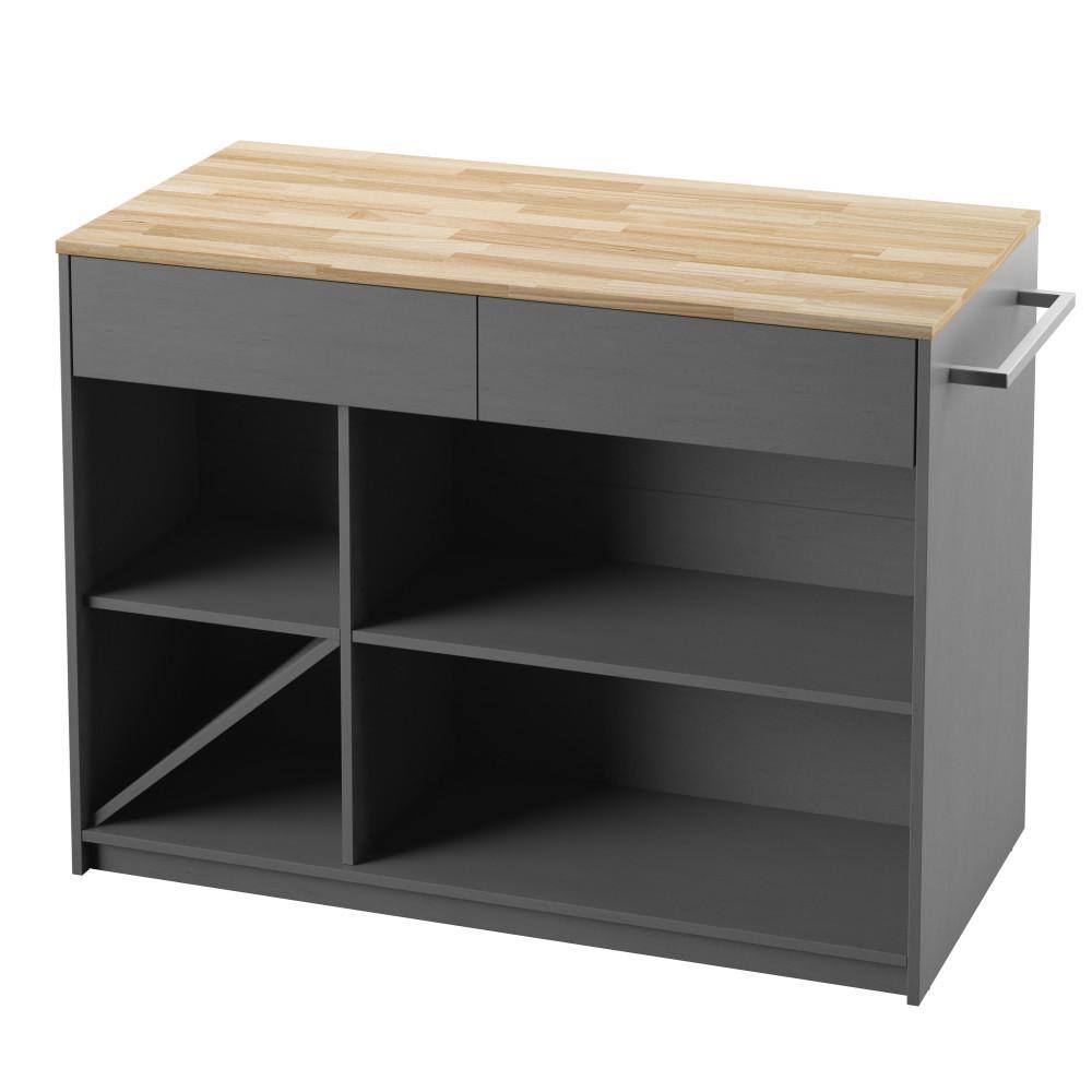 Kitchen Island - 47.5 W x 23.5 D x 35.5 H - Antique YZM0VV_JFMM