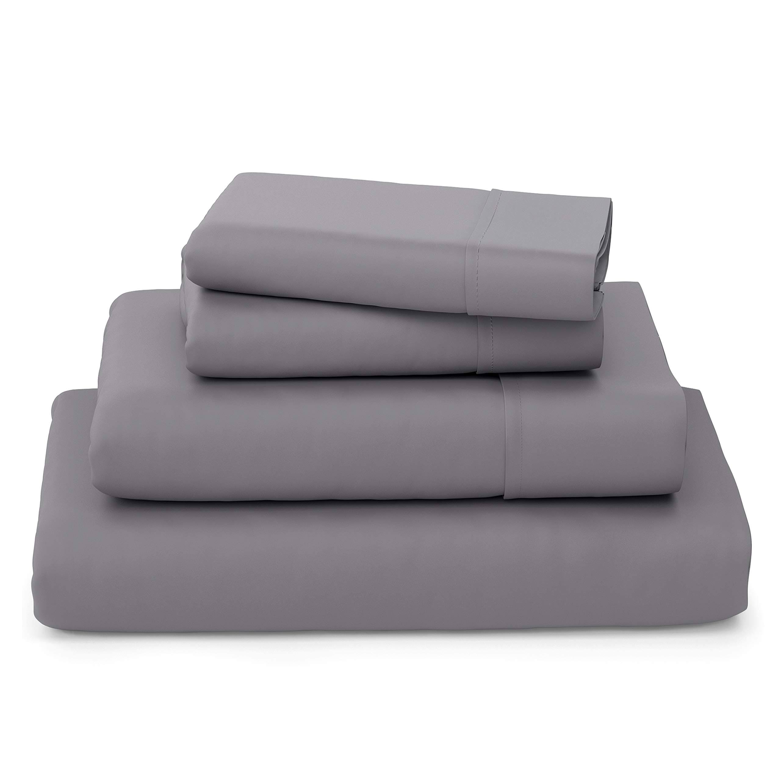 Cosy House Collection Luxury Bamboo Bed Sheet Set - Hypoallergenic Bedding Blend - 4 Piece - Full, Grey, KZWVPE_NBOS Cosy House Collection Luxury Bamboo Bed Sheet Set - Hypoallergenic Bedding Blend - 4 Piece - Full, Grey, KZWVPE_NBOS