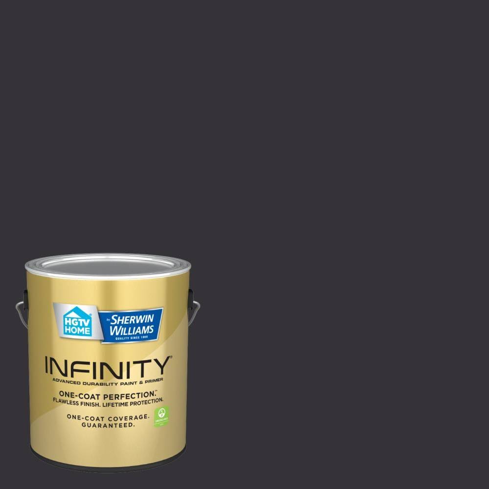 HGTV Home by Sherwin-Williams Infinity Flat Domino Hgsw6989 Interior Paint (1-Gallon) | HGSW6989-L2JIIO_CHBG HGTV Home by Sherwin-Williams Infinity Flat Domino Hgsw6989 Interior Paint (1-Gallon) | HGSW6989-L2JIIO_CHBG
