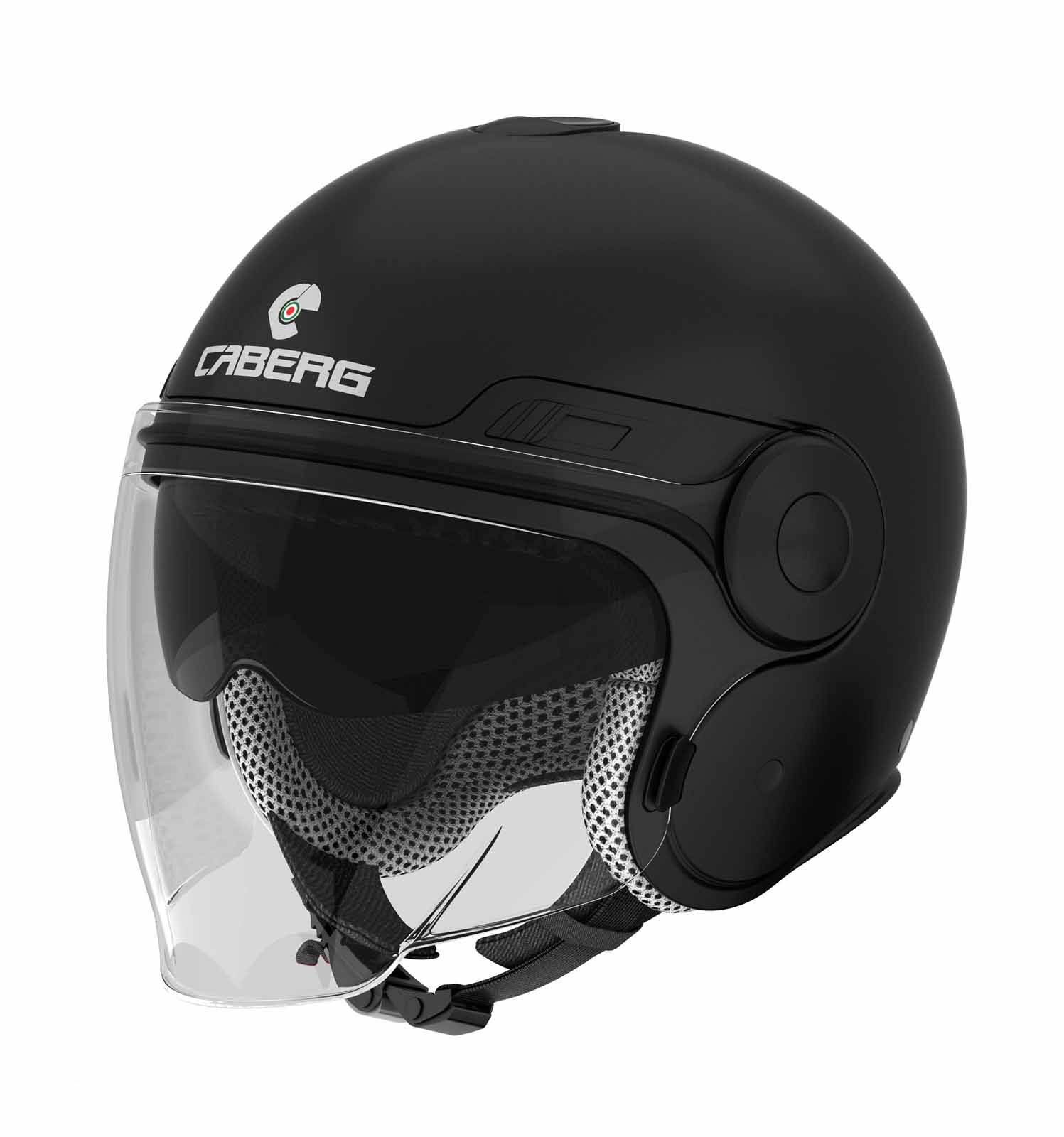 Caberg Jet Uptown Jet Helmet - Matt Black - KELYJM_OHTZ Caberg Jet Uptown Jet Helmet - Matt Black - KELYJM_OHTZ