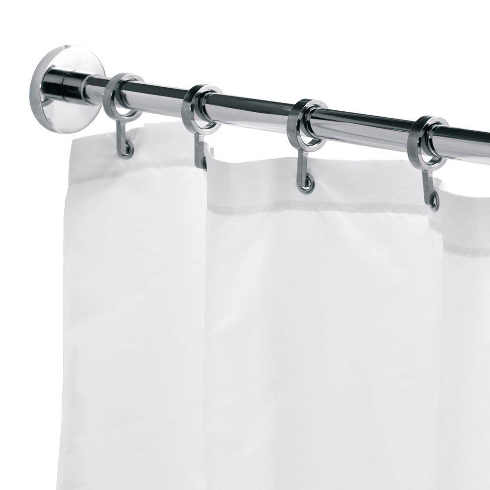 Croydex Luxury AD116541YW 98 in. Round Shower Curtain Rod with CTCC3R_WS9G Croydex Luxury AD116541YW 98 in. Round Shower Curtain Rod with CTCC3R_WS9G
