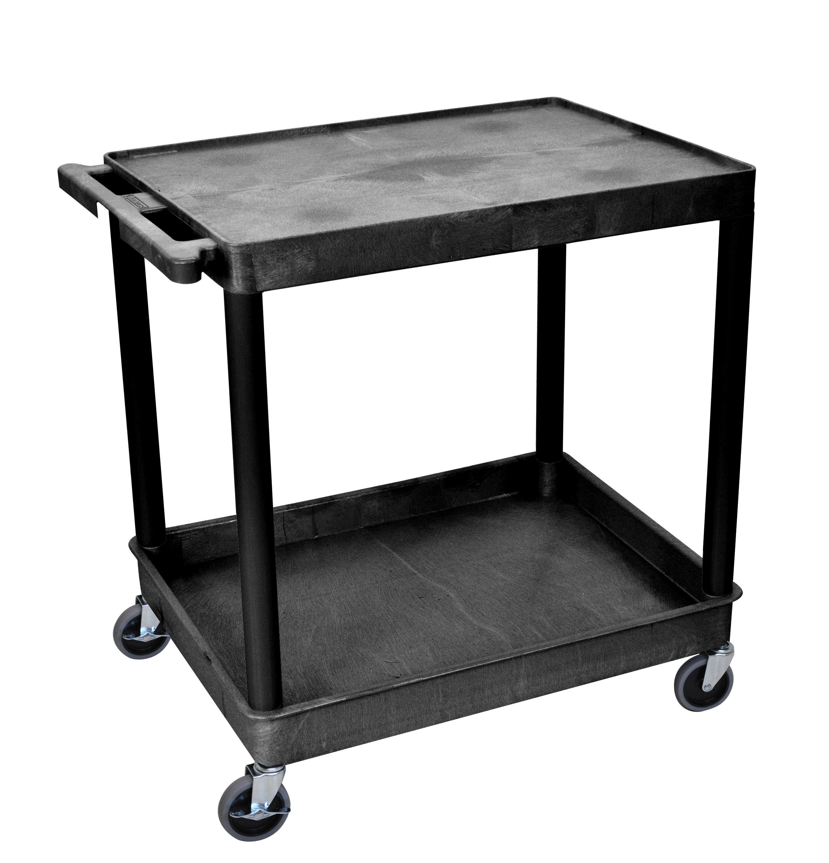 Luxor TC21-B 2 Shelf Large Black Tub V1POC6_EDTU