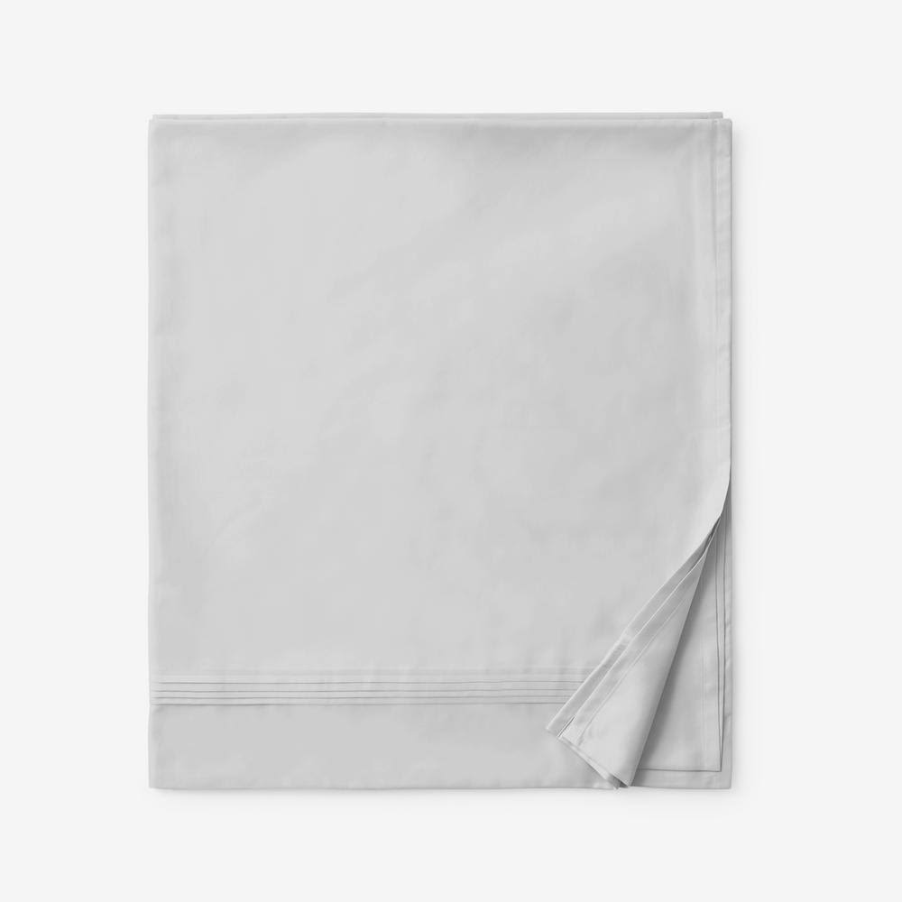 The Company Store Legends Hotel Silver Solid 600-Thread Count Egyptian Cotton Sateen Queen Flat HY1WCT_9QGU The Company Store Legends Hotel Silver Solid 600-Thread Count Egyptian Cotton Sateen Queen Flat HY1WCT_9QGU