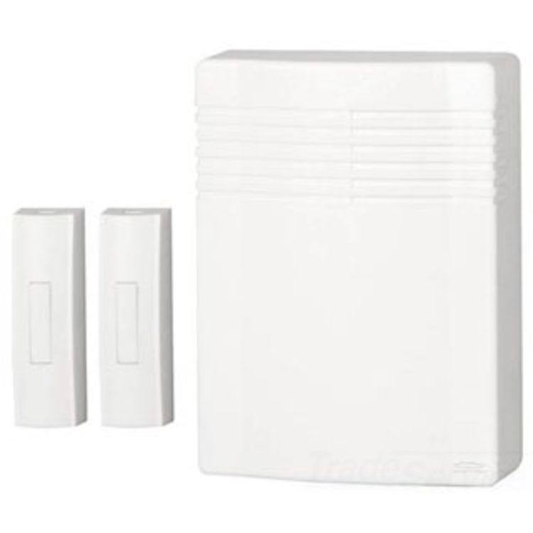 Nutone LA522WH Chime, Front/Back Wireless with Two OIUNWK_DPRN Nutone LA522WH Chime, Front/Back Wireless with Two OIUNWK_DPRN