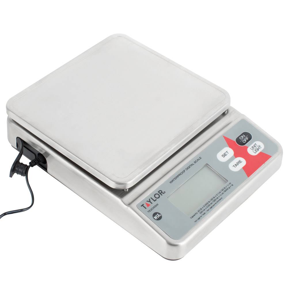 Taylor TE20SSW 20 lb. Waterproof Digital Portion Control PDVYQH_FYOU Taylor TE20SSW 20 lb. Waterproof Digital Portion Control PDVYQH_FYOU
