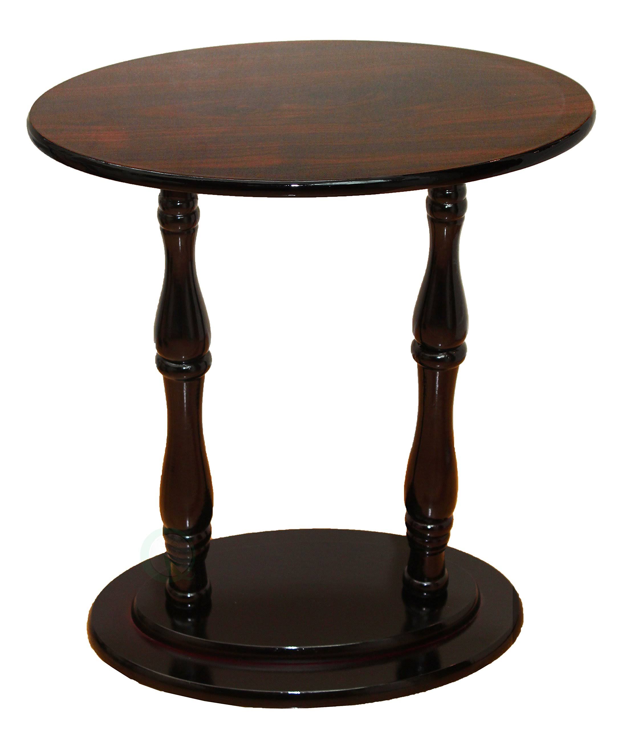 Uniquewise Oval Accent Side End Table Espresso Brown CD7TYD_GKJH Uniquewise Oval Accent Side End Table Espresso Brown CD7TYD_GKJH