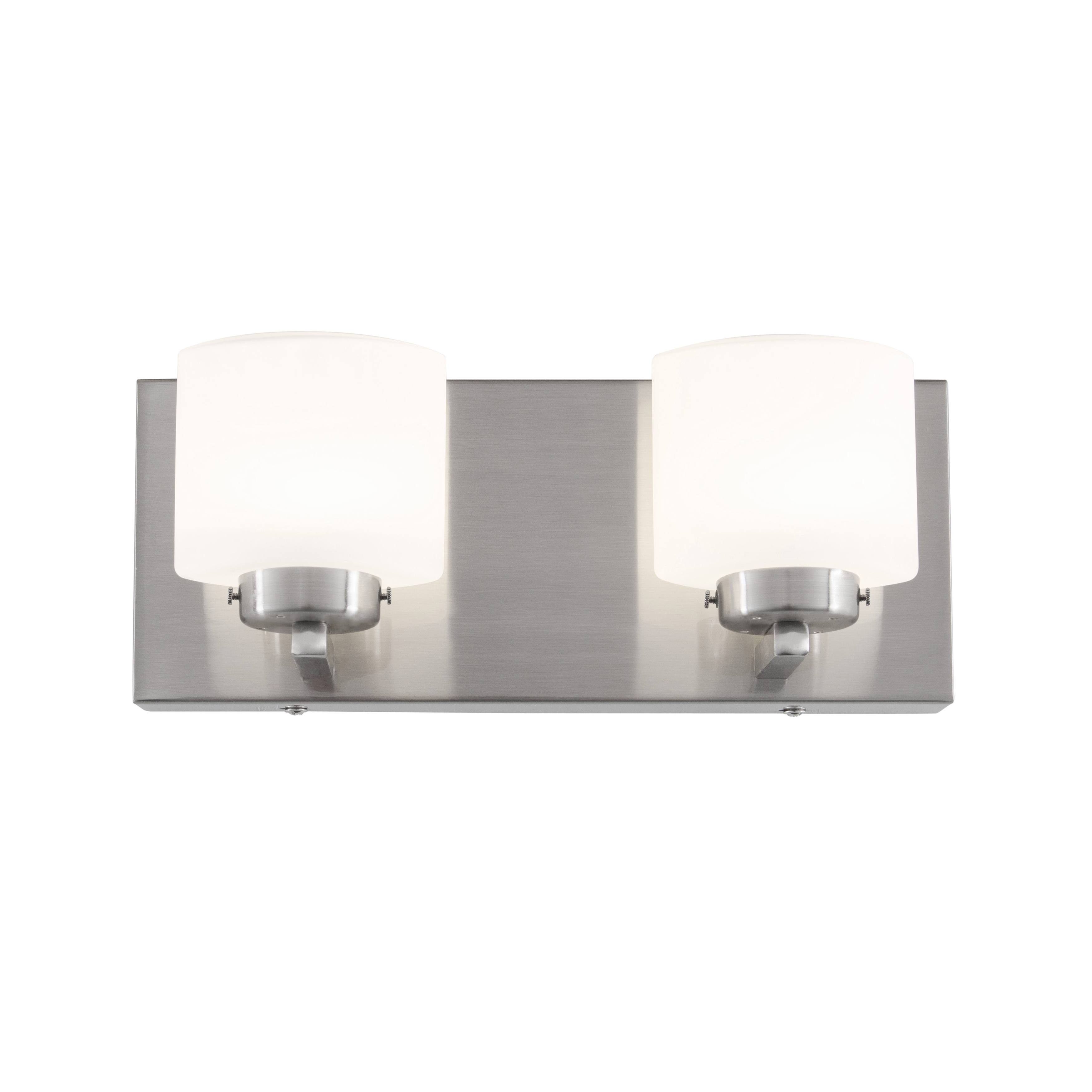 Clean 2-Light LED Vanity Satin HNPKMQ_PIQ2 Clean 2-Light LED Vanity Satin HNPKMQ_PIQ2