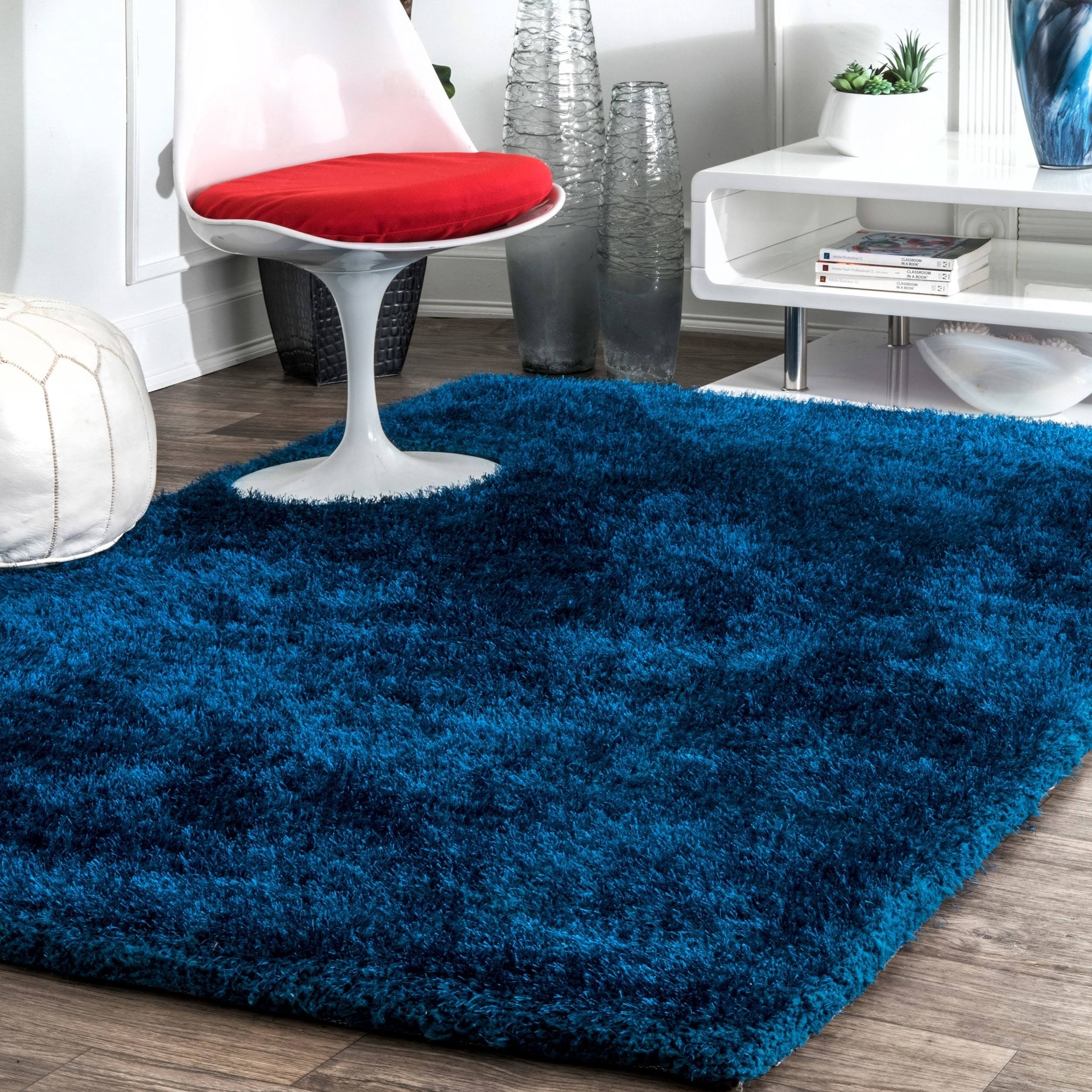 Silver Orchid Rita Handmade Solid Soft Plush Shag Rug - 4' x 6' WBQ7NT_7IWG Silver Orchid Rita Handmade Solid Soft Plush Shag Rug - 4' x 6' WBQ7NT_7IWG