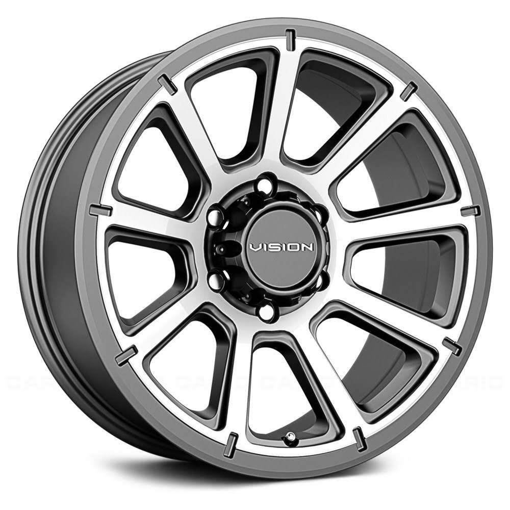 Vision Turbine Gunmetal Machined Face Wheel 17x8.5 6x139.7 XDRWUK_EEYB Vision Turbine Gunmetal Machined Face Wheel 17x8.5 6x139.7 XDRWUK_EEYB