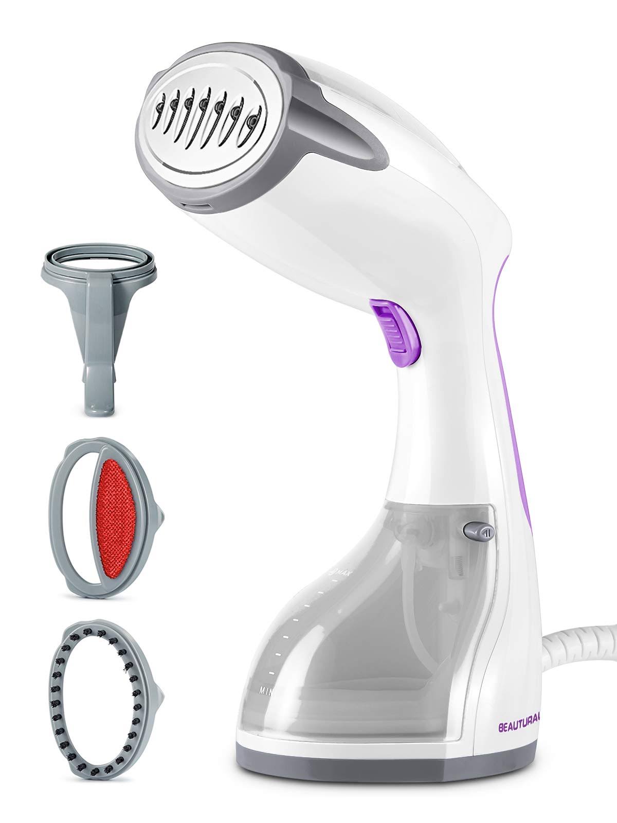 Beautural Steamer for Clothes with Pump Steam Technology, Portable Handheld 3O1Q1B_ETB9