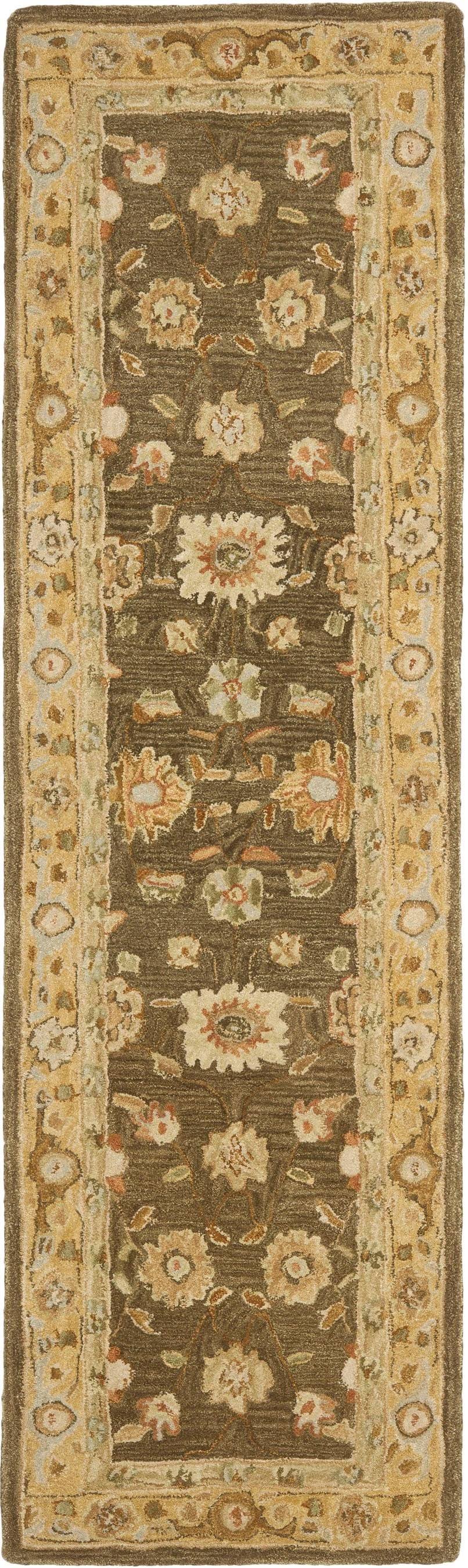 Safavieh Anatolia Brown/Taupe Area Rug; 8' x 10' AUMX68_MWUZ
