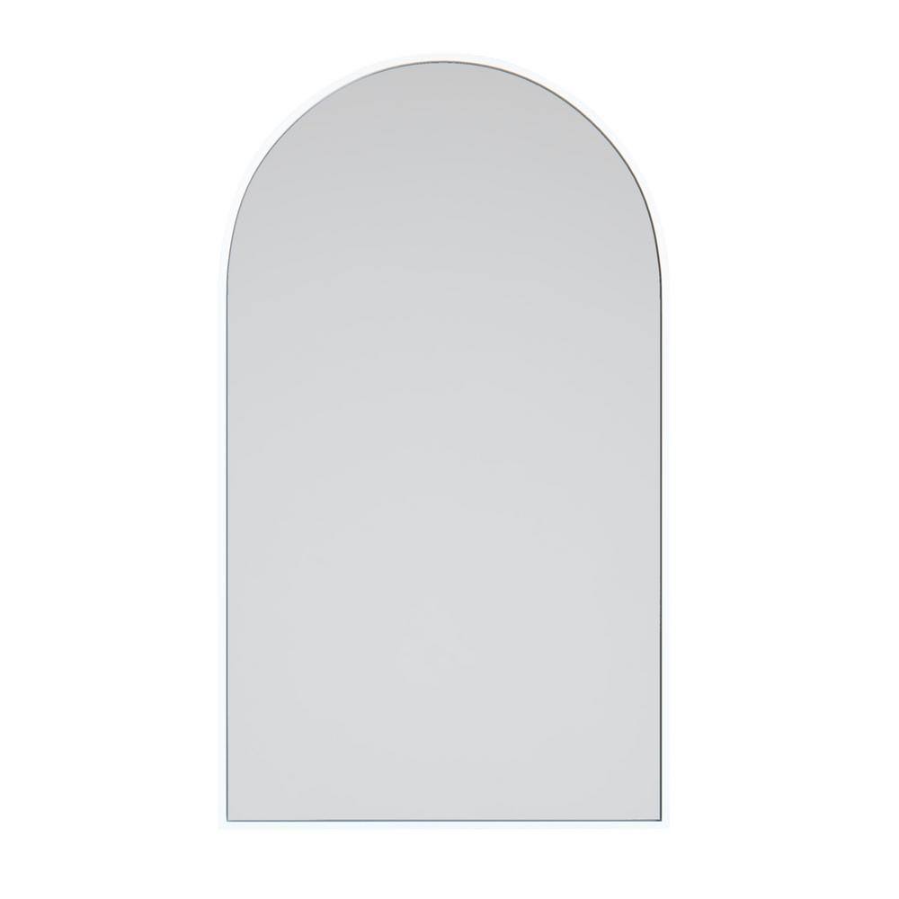Glass Warehouse 22 in. W x 38 in. H Framed Arched Bathroom Vanity Mirror in 1EQHIY_M7JJ