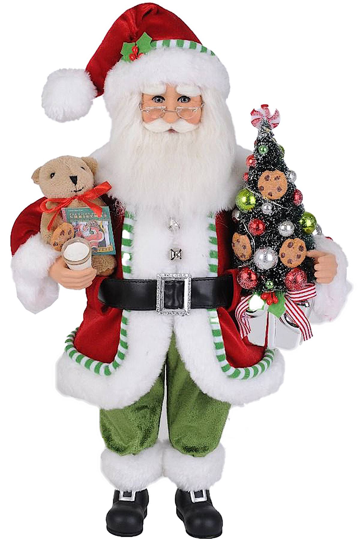 Karen Didion Lighted Yum Yum Cookies Santa Figurine, 17 KZHOOM_KGYH Karen Didion Lighted Yum Yum Cookies Santa Figurine, 17 KZHOOM_KGYH