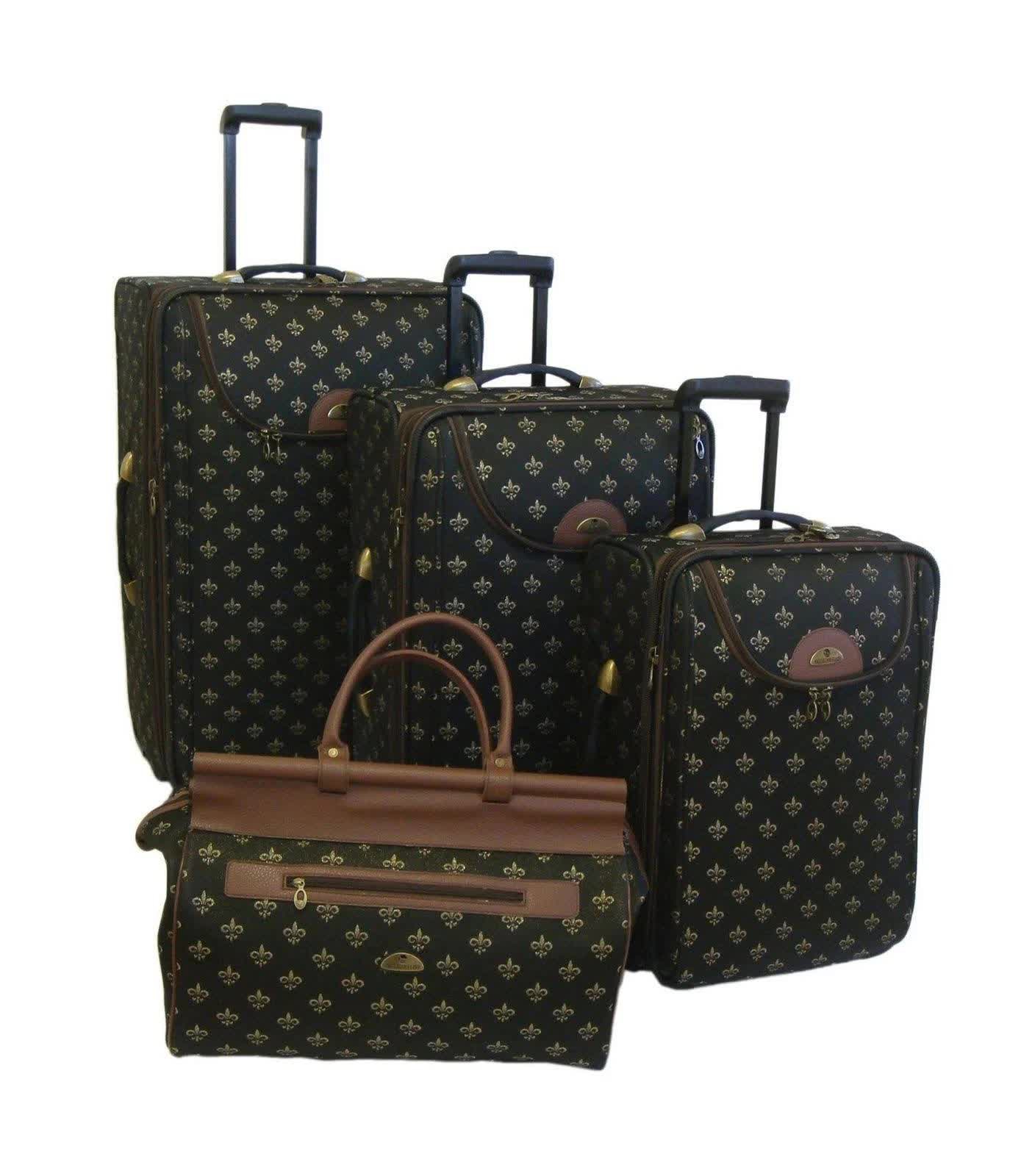 American Flyer Black Lyon 4-Piece Luggage 2WJHZZ_IS29