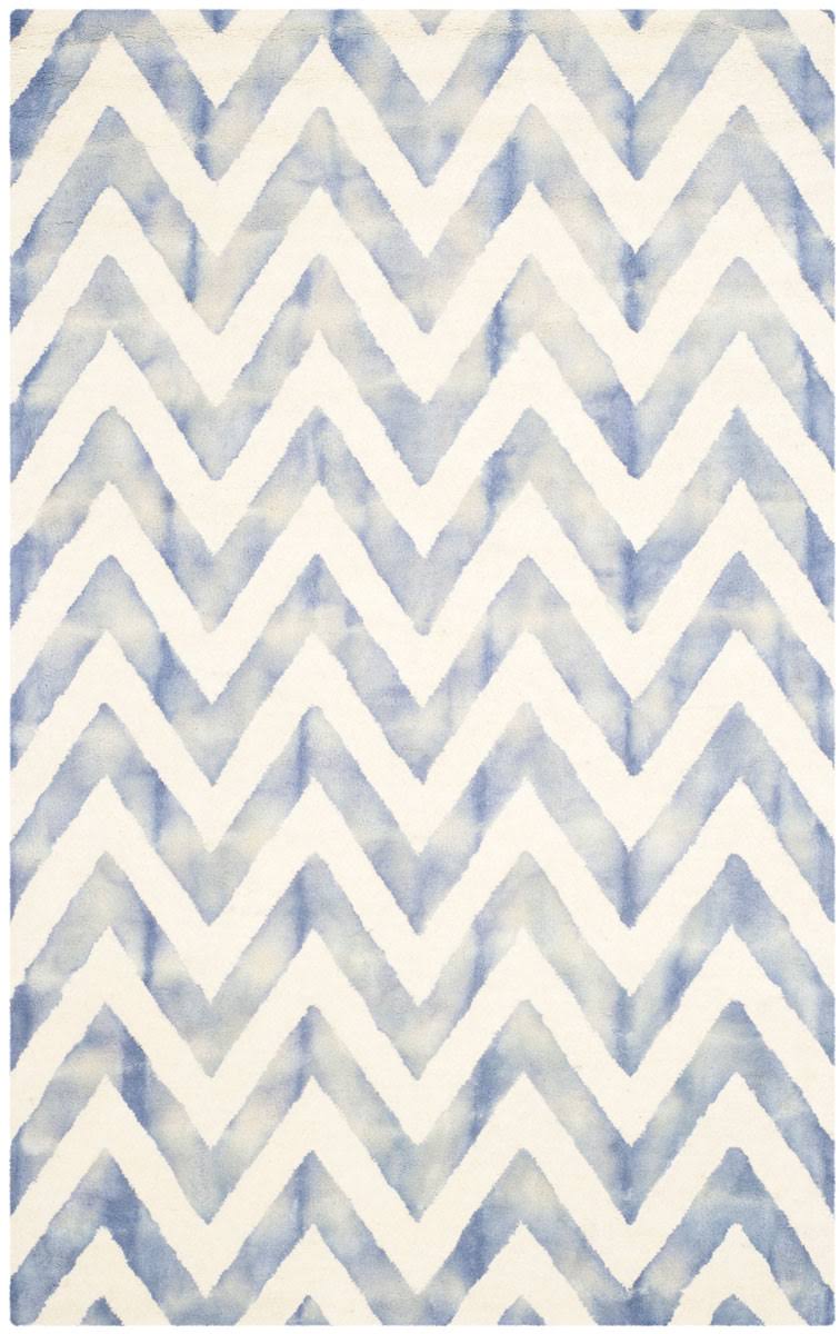 Safavieh Dip Dye Ivory Blue 6' x 9' B7CS5M_S1LR Safavieh Dip Dye Ivory Blue 6' x 9' B7CS5M_S1LR