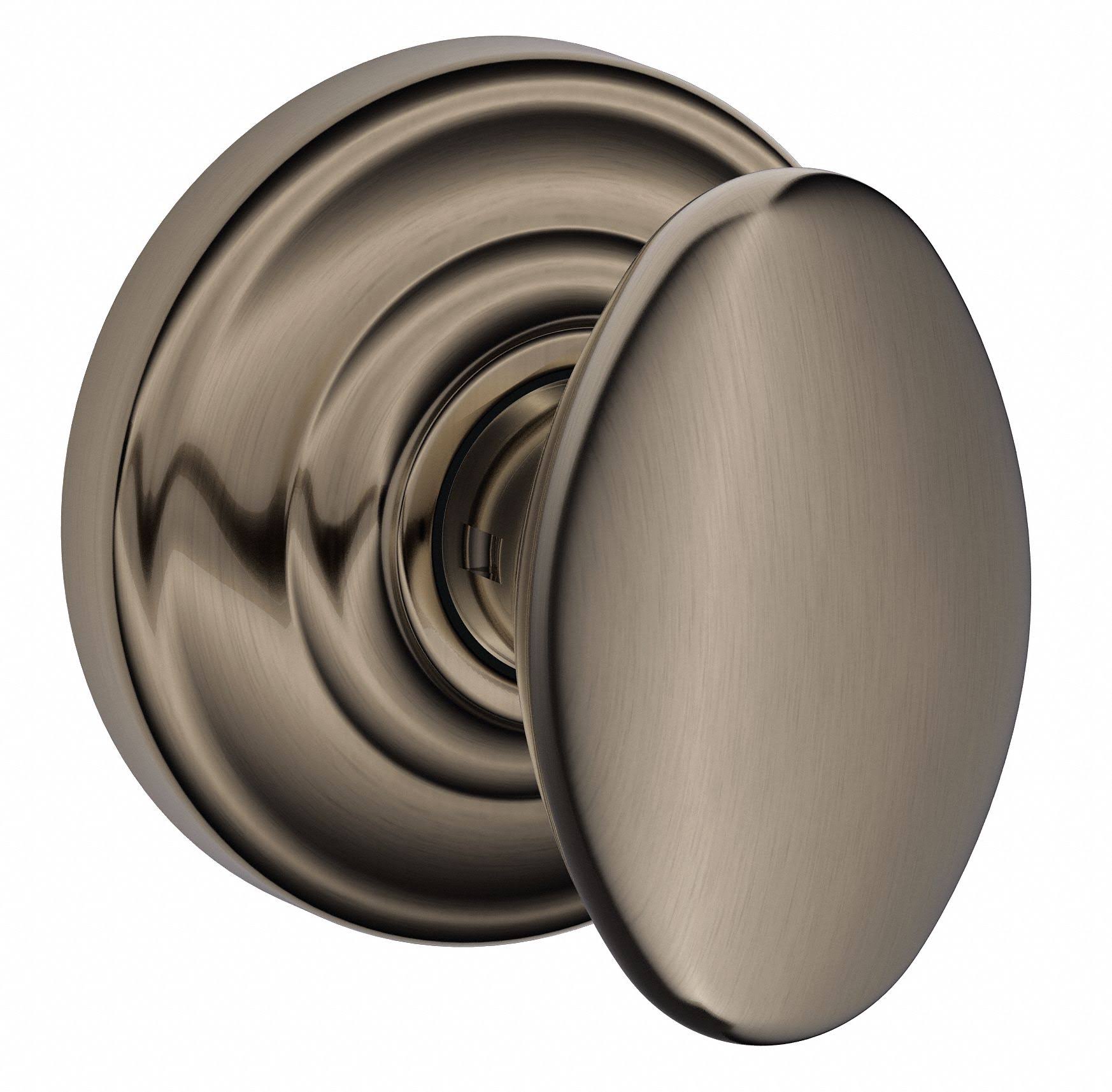 Schlage Siena Passage Knob, Andover Rose, Antique AWQZAR_TJUO