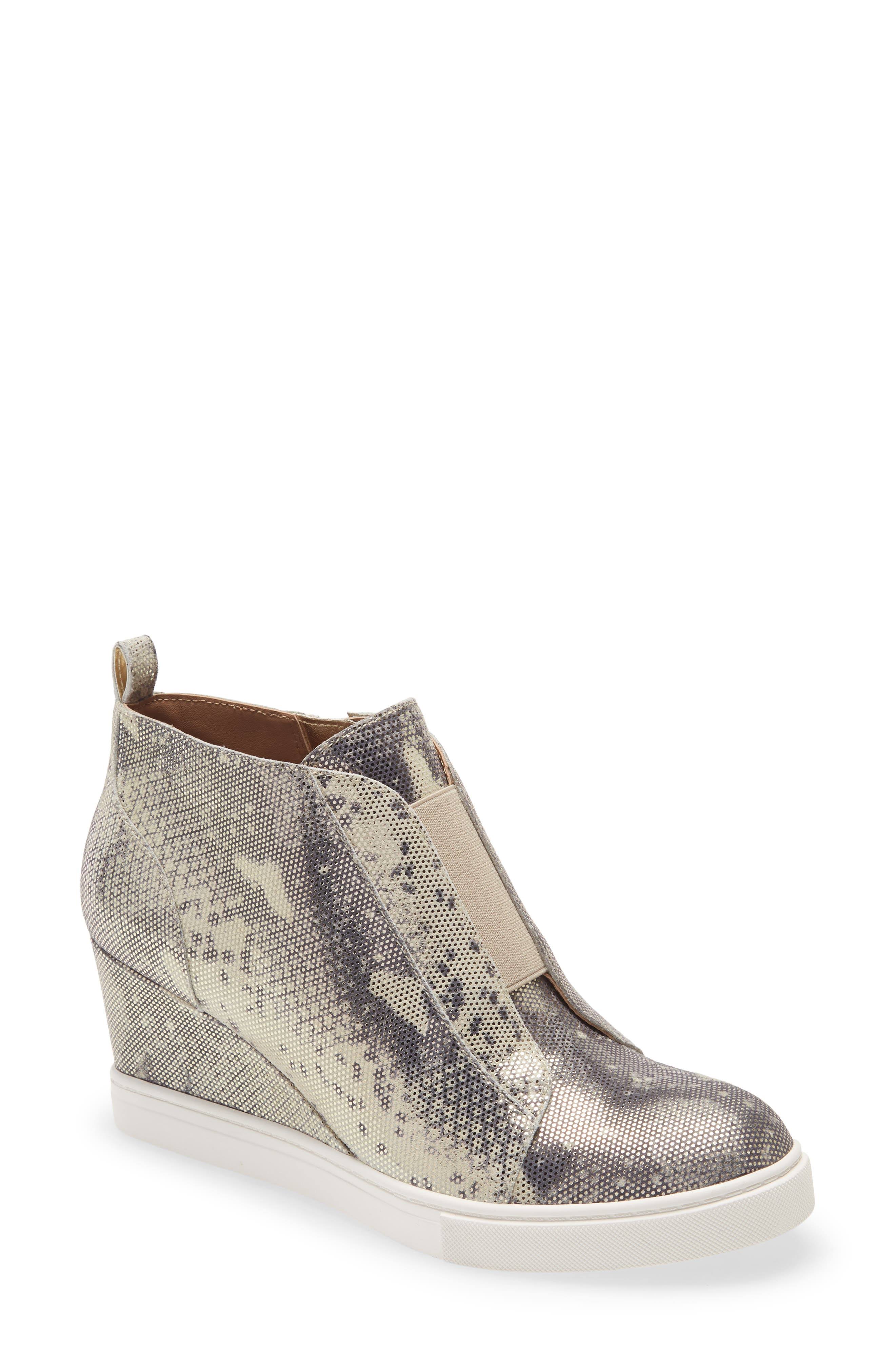 Linea Paolo Felicia III Wedge Sneaker - Grey - 5.5 DE6JMY_SC6J Linea Paolo Felicia III Wedge Sneaker - Grey - 5.5 DE6JMY_SC6J
