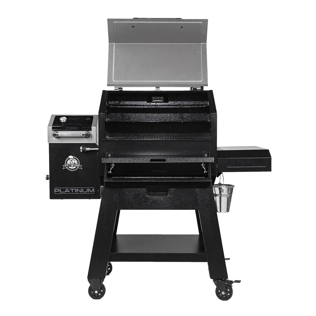 Pit Boss Platinum Laredo 1000 Sq. in. WiFi Enabled Wood Pellet Grill and BU2CJC_VE8X Pit Boss Platinum Laredo 1000 Sq. in. WiFi Enabled Wood Pellet Grill and BU2CJC_VE8X