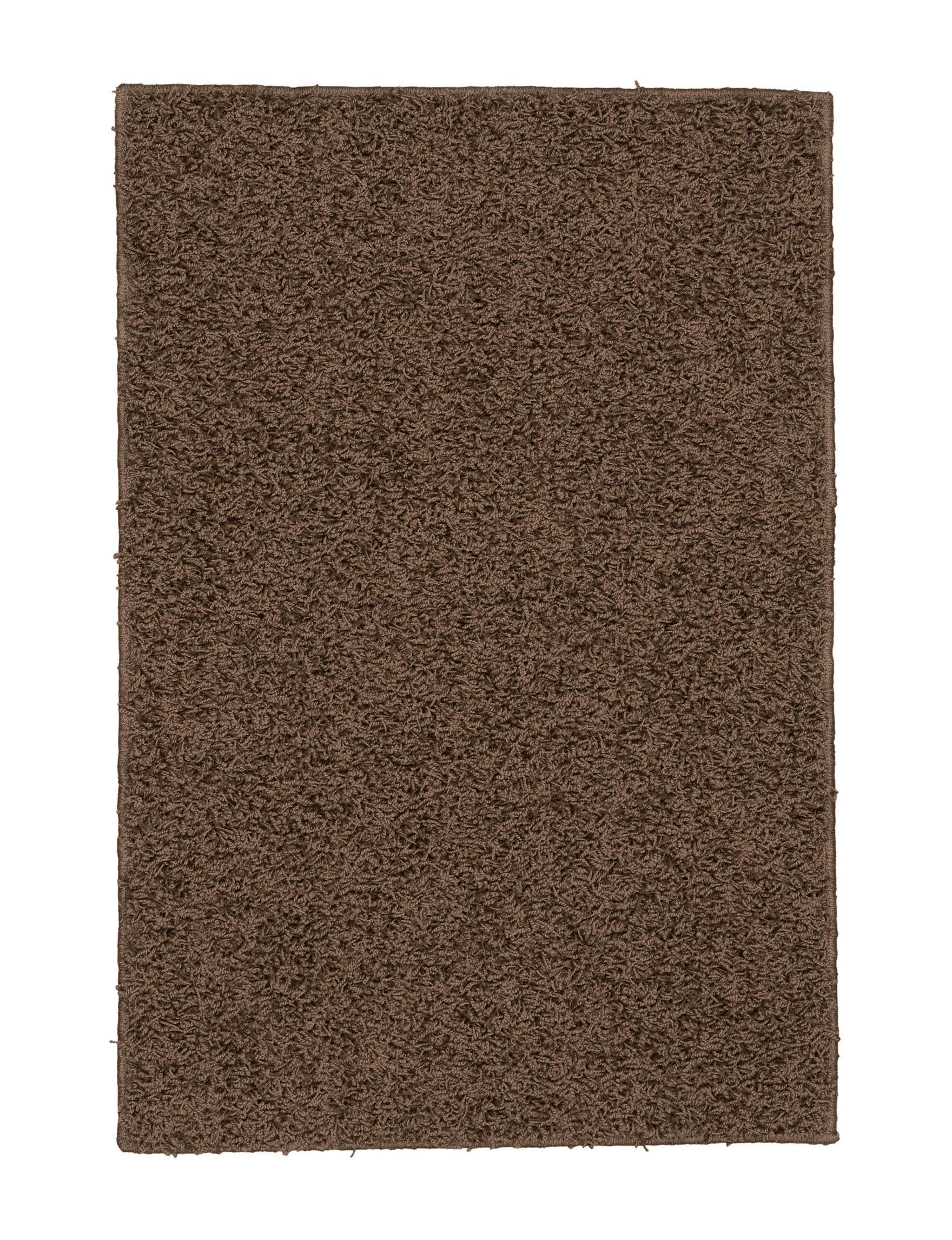 Garland Rug Southpointe Shag Chocolate Area Rug 6' x 9' KIJECV_5NTO
