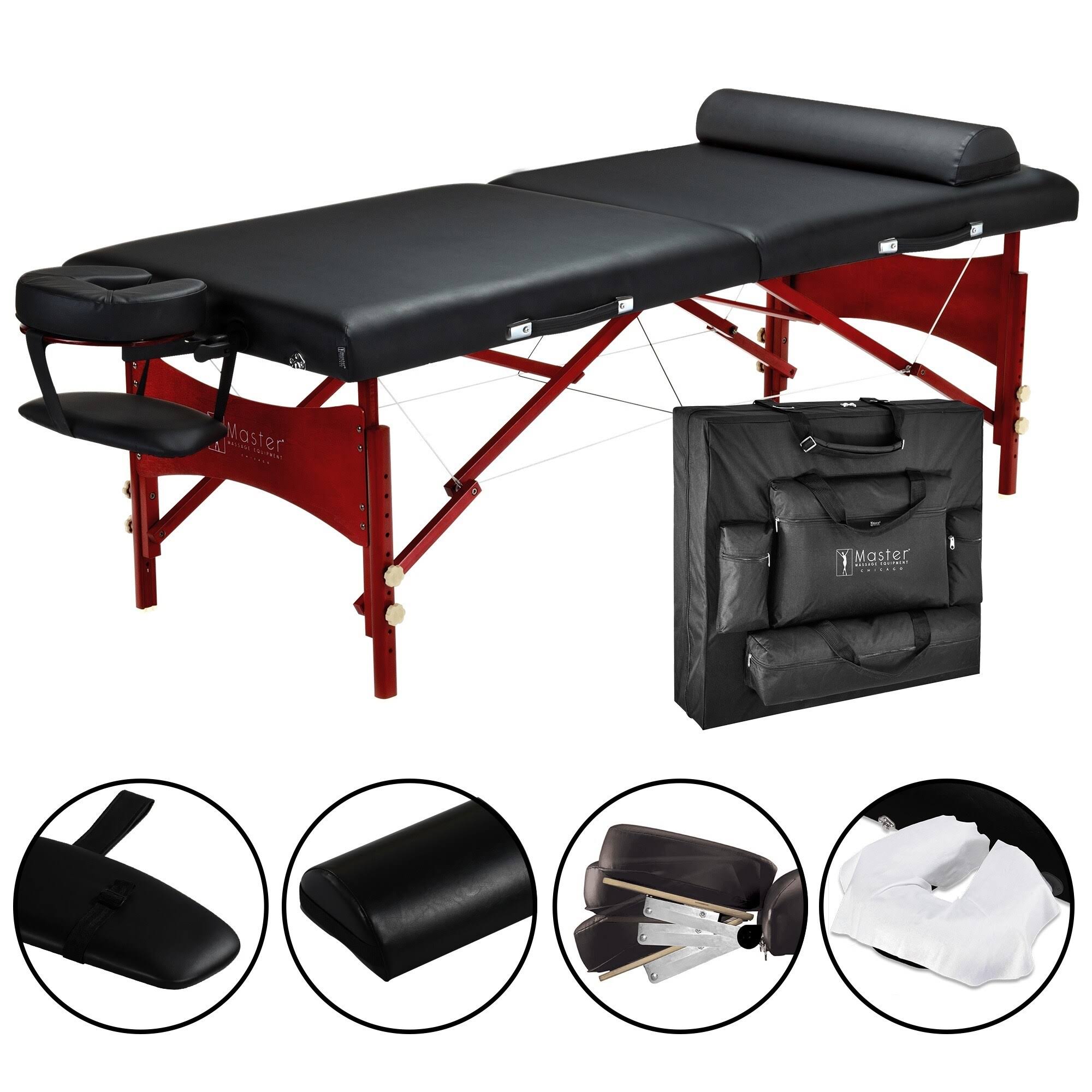 Master Massage Roma LX Portable Massage Table Package, 30 DIEKED_QYTY Master Massage Roma LX Portable Massage Table Package, 30 DIEKED_QYTY