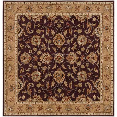Arden Oriental Handmade Tufted Wool Burgundy Area Rug Birch Lane Rug Size Square 4' QODQZN_D0PA Arden Oriental Handmade Tufted Wool Burgundy Area Rug Birch Lane Rug Size Square 4' QODQZN_D0PA