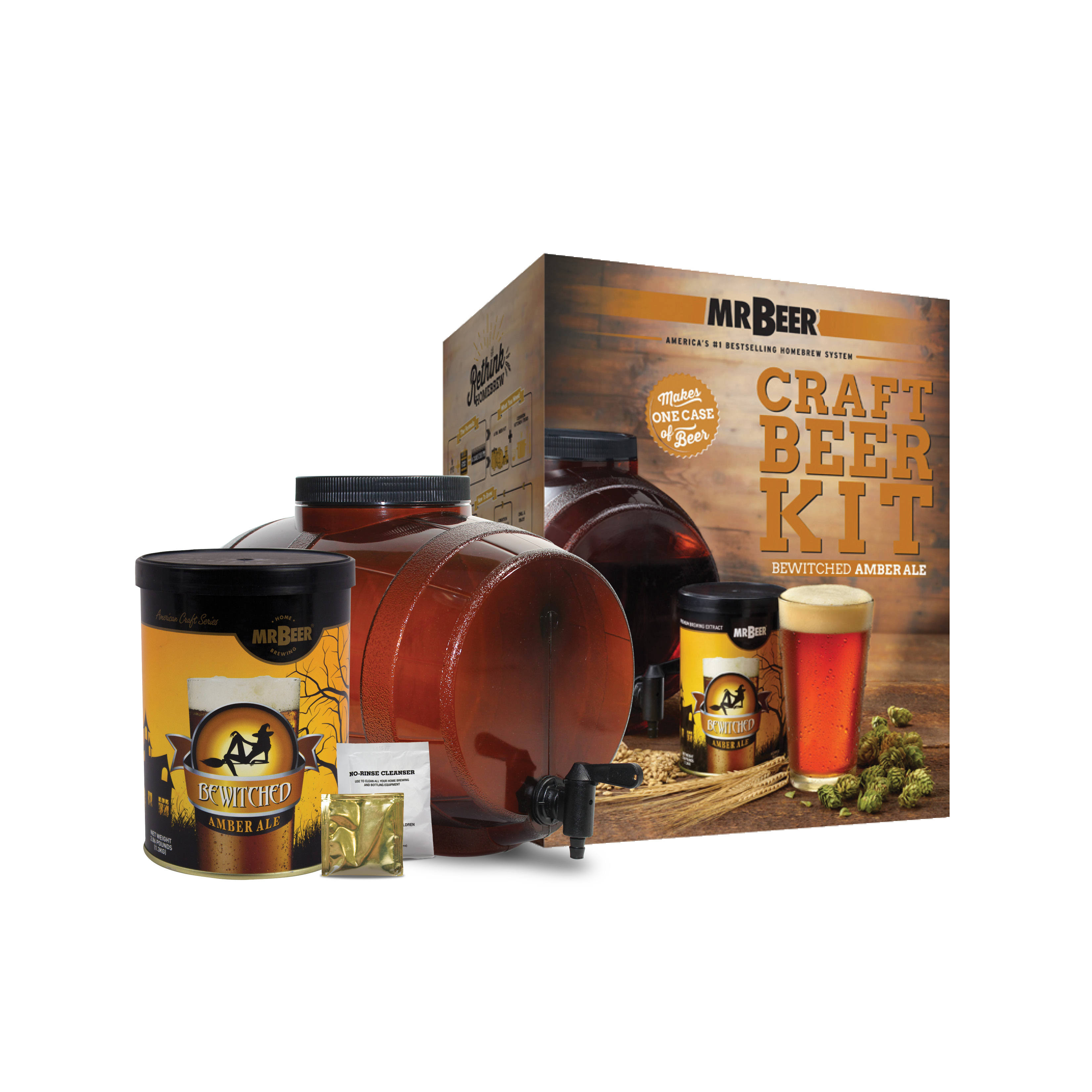 Mr. Beer Bewitched Amber Ale Beer Making CMQMHE_F0KF
