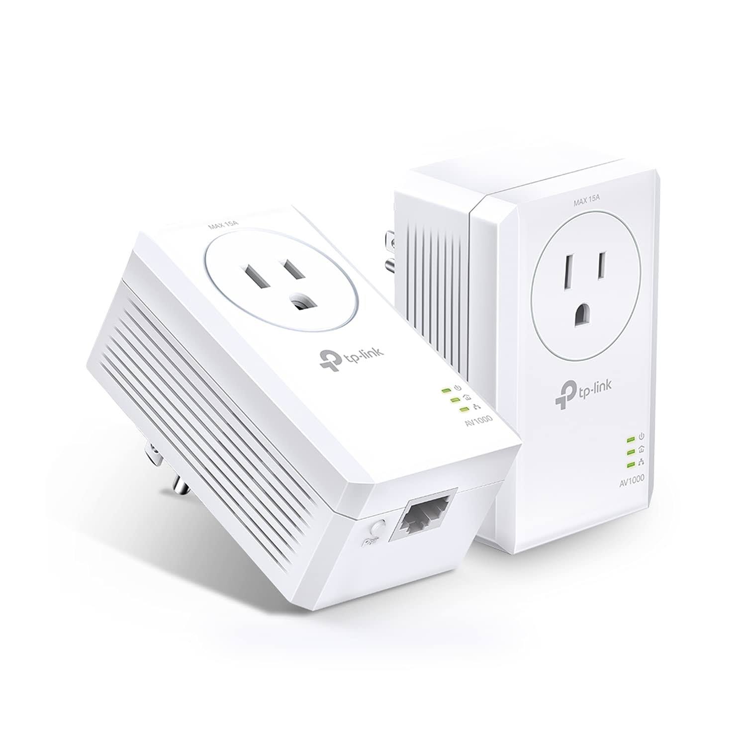 TP-Link AV1000 Gigabit Passthrough Powerline Starter UMOLWV_0EC7 TP-Link AV1000 Gigabit Passthrough Powerline Starter UMOLWV_0EC7