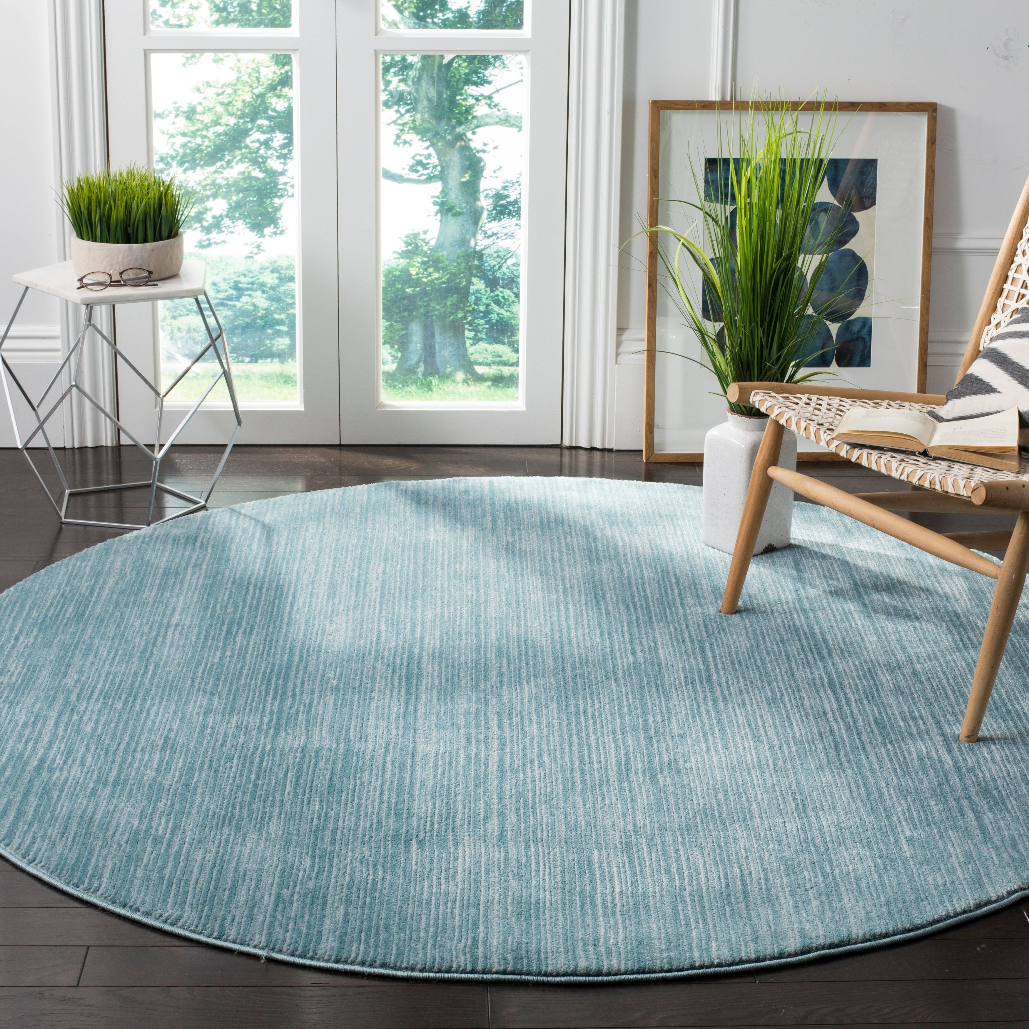 Safavieh Vision Collection VSN606B Modern Contemporary Ombre Tonal Chic Area Rug, 9' Round, DAZRG0_HVKK Safavieh Vision Collection VSN606B Modern Contemporary Ombre Tonal Chic Area Rug, 9' Round, DAZRG0_HVKK