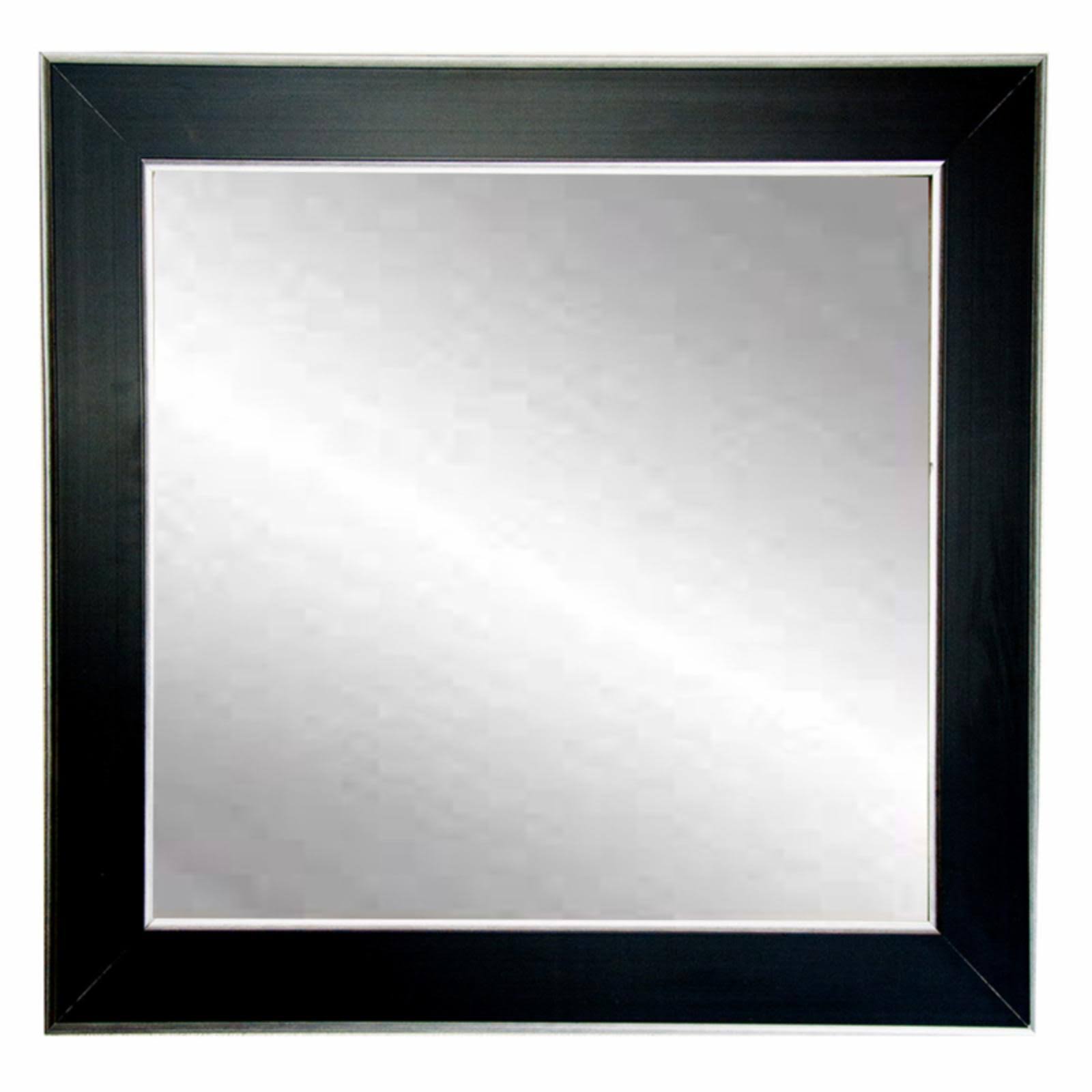 BrandtWorks Silver Accent Black Square Wall Mirror O3GK2R_CMLX BrandtWorks Silver Accent Black Square Wall Mirror O3GK2R_CMLX