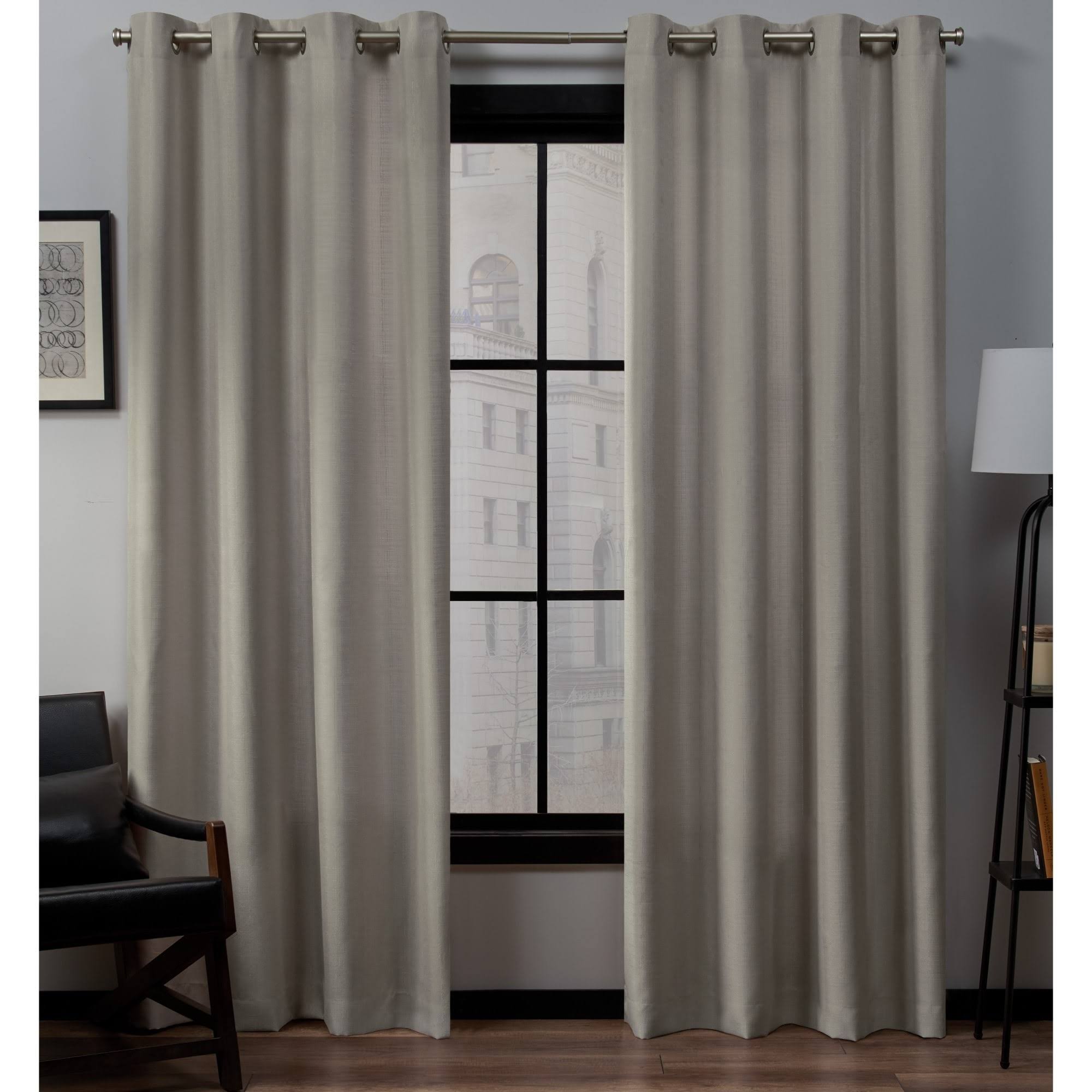 Exclusive Home Loha Grommet Top Curtain Panel Pair Vintage JM8NHK_C8NH Exclusive Home Loha Grommet Top Curtain Panel Pair Vintage JM8NHK_C8NH