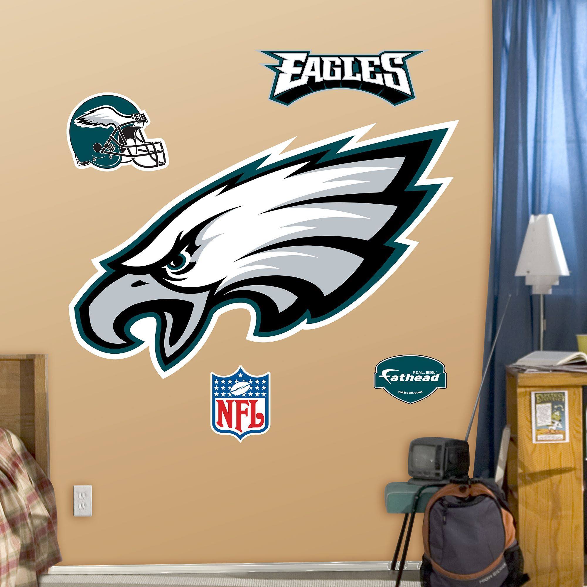 Fathead Philadelphia Eagles Logo Wall EPOEP9_A5N6 Fathead Philadelphia Eagles Logo Wall EPOEP9_A5N6