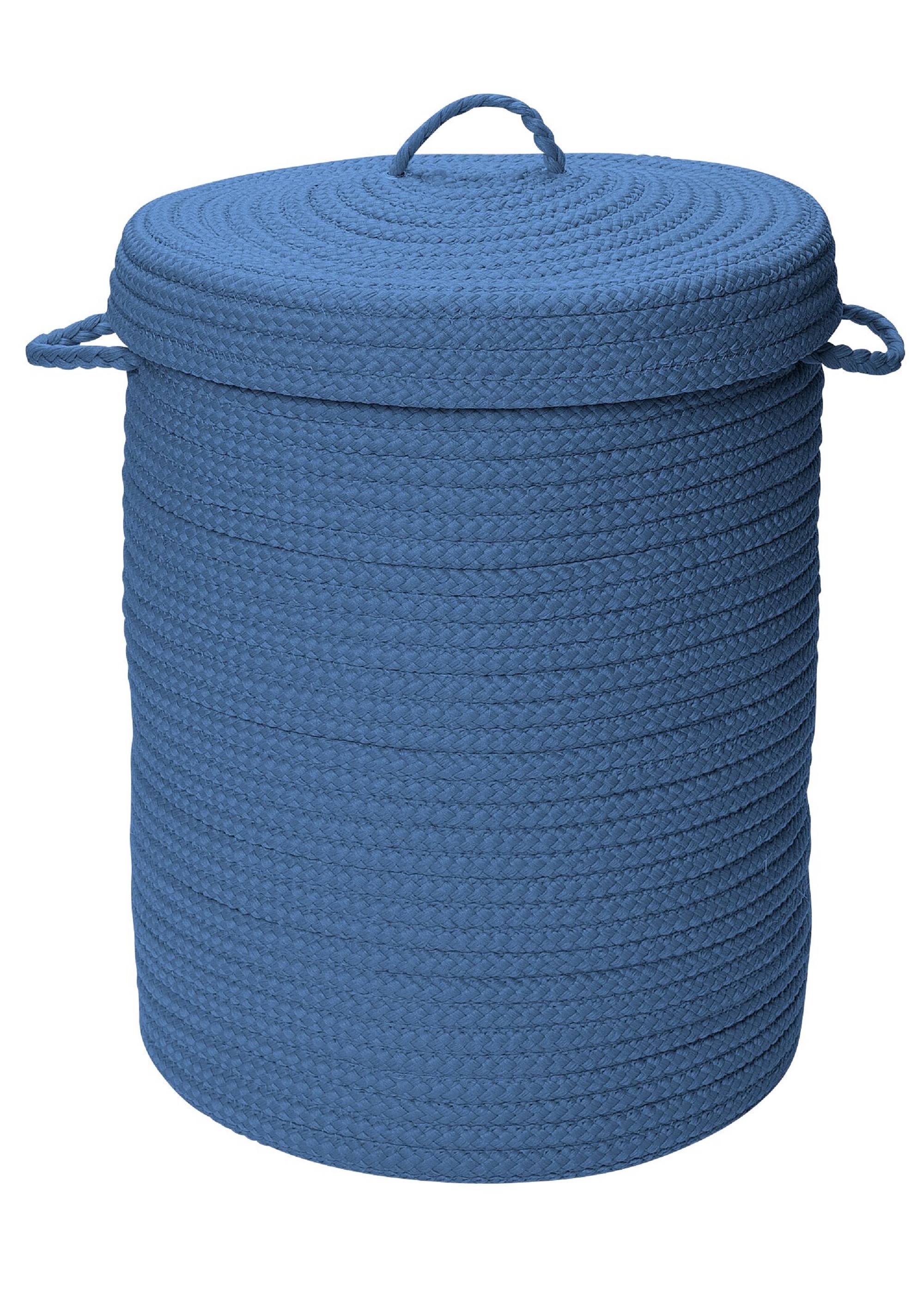 Colonial Mills H870A016X024 Simply Home Solid Blue Ice 16x16x24 Hamper w/ 6QSGOS_HRRB Colonial Mills H870A016X024 Simply Home Solid Blue Ice 16x16x24 Hamper w/ 6QSGOS_HRRB