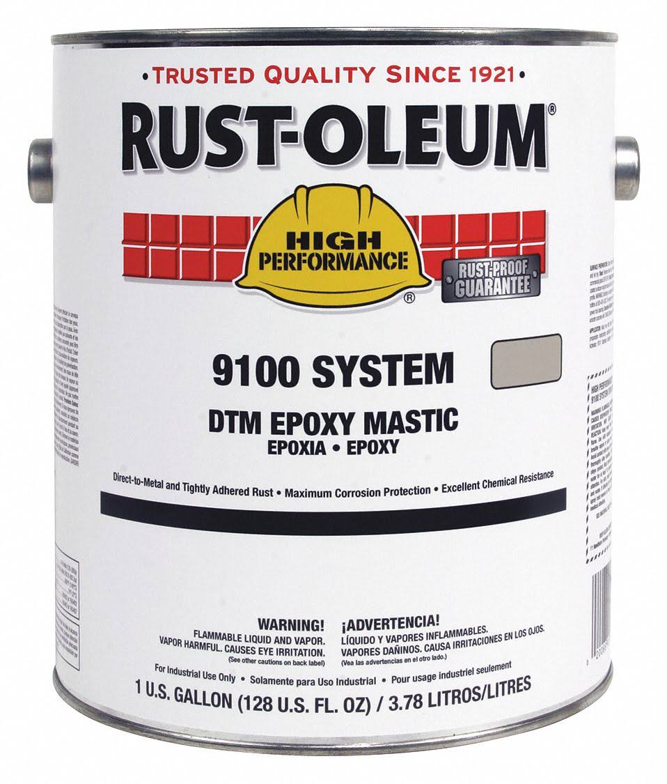 Rust-Oleum Epoxy Mastic Coating, Navy Gray 9186402, Size 1 HDH9OB_ZGNK