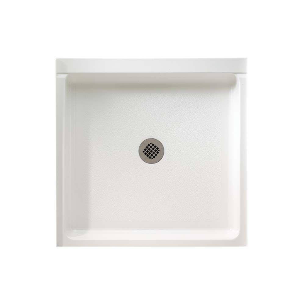 Swanstone R-36dtf-010 Veritek Center Drain Shower Base, 36-in L x 36-in H x 5.5-in H, FVDQPW_FWPB