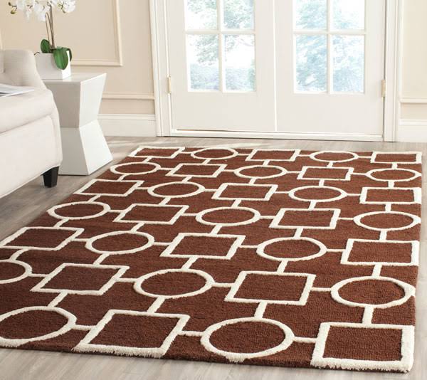 Safavieh Cambridge CAM143H Dark Brown - Ivory 5' x 8' Area DHGSLN_NNMJ Safavieh Cambridge CAM143H Dark Brown - Ivory 5' x 8' Area DHGSLN_NNMJ