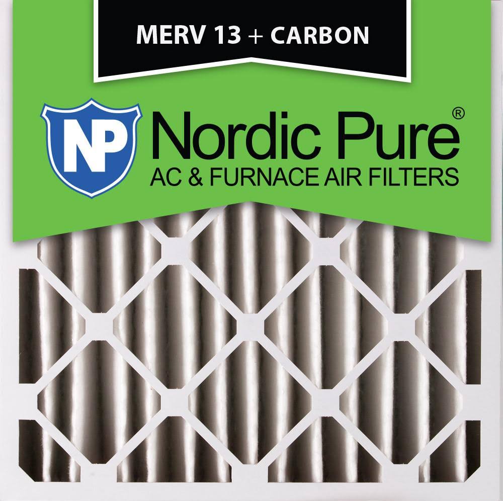 Nordic Pure 20x20x4 MERV 13 Plus Carbon AC Furnace Filters Qty NXNFHB_SPWO Nordic Pure 20x20x4 MERV 13 Plus Carbon AC Furnace Filters Qty NXNFHB_SPWO