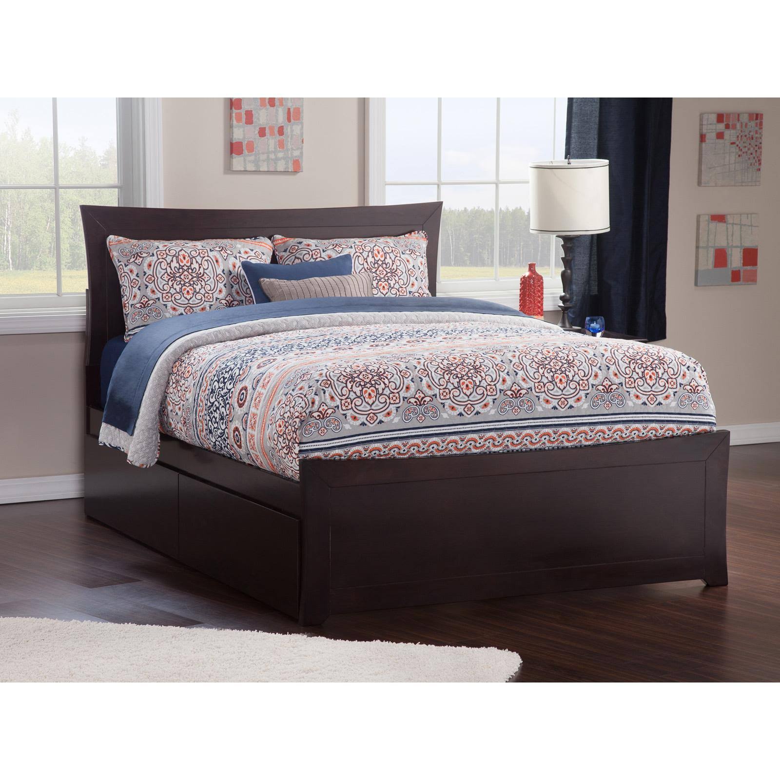 Atlantic Furniture Metro Queen Bed with Matching Foot Board in JCTZ5O_VHDT Atlantic Furniture Metro Queen Bed with Matching Foot Board in JCTZ5O_VHDT